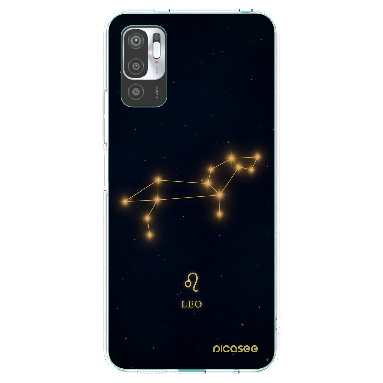 Picasee silikonski prozorni ovitek za Xiaomi Redmi Note 10 5G - LEO