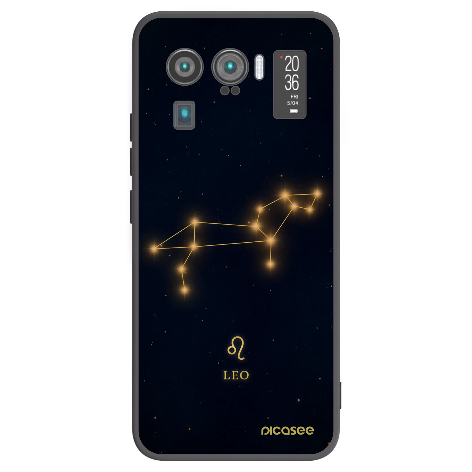 Picasee silikonski črni ovitek za Xiaomi Mi 11 Ultra - LEO