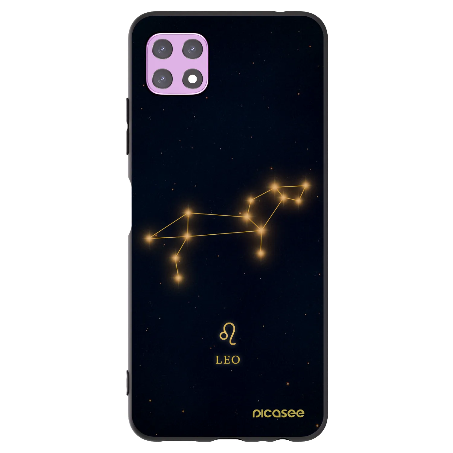 Picasee silikonski črni ovitek za Samsung Galaxy A22 A226B 5G - LEO