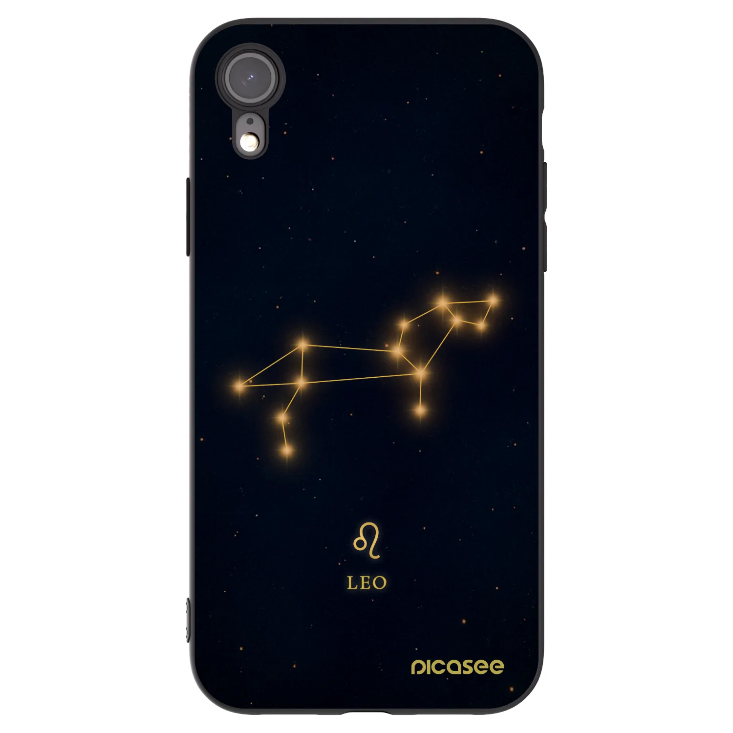 Picasee silikonski črni ovitek za Apple iPhone XR - LEO