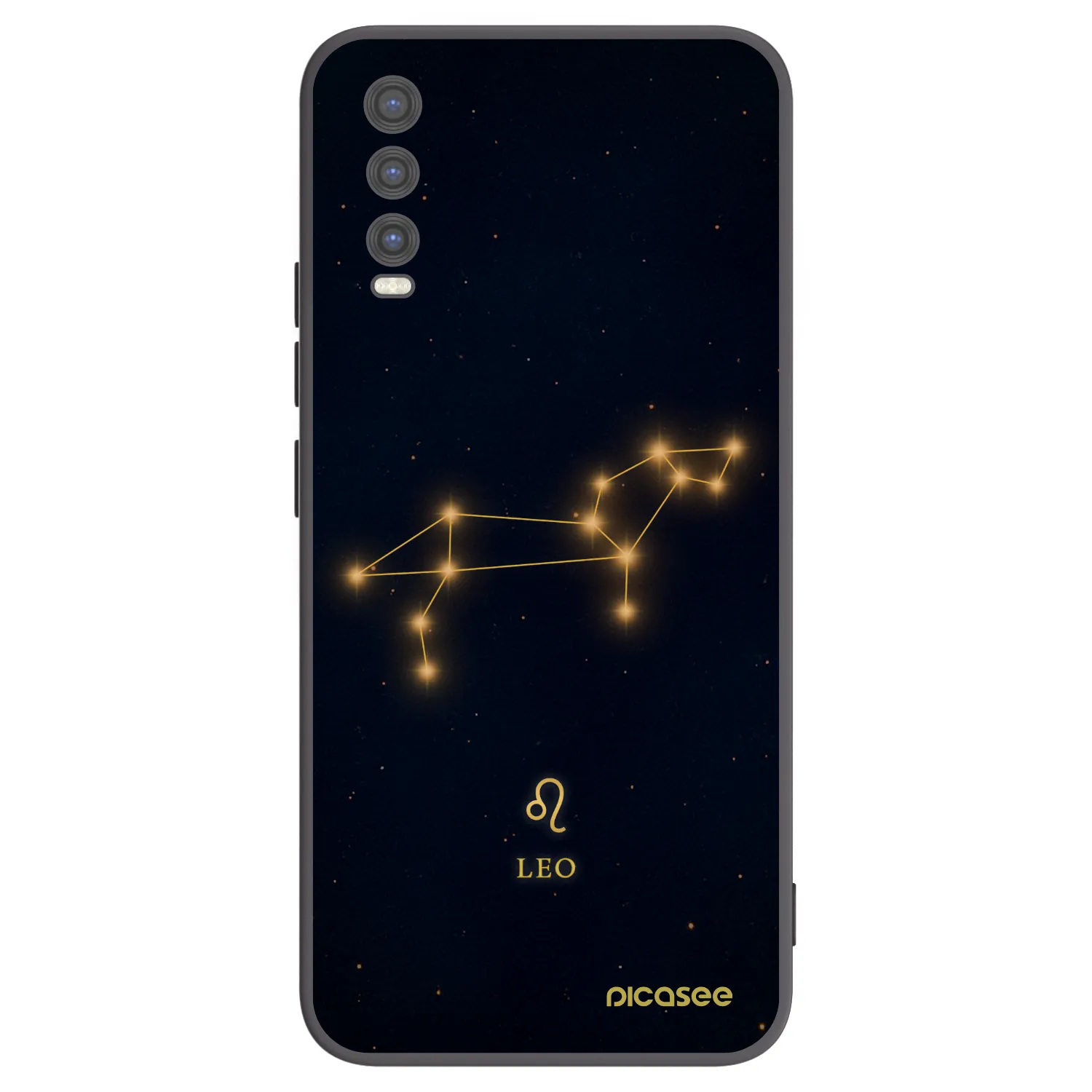 Picasee silikonski črni ovitek za Vivo Y20s - LEO