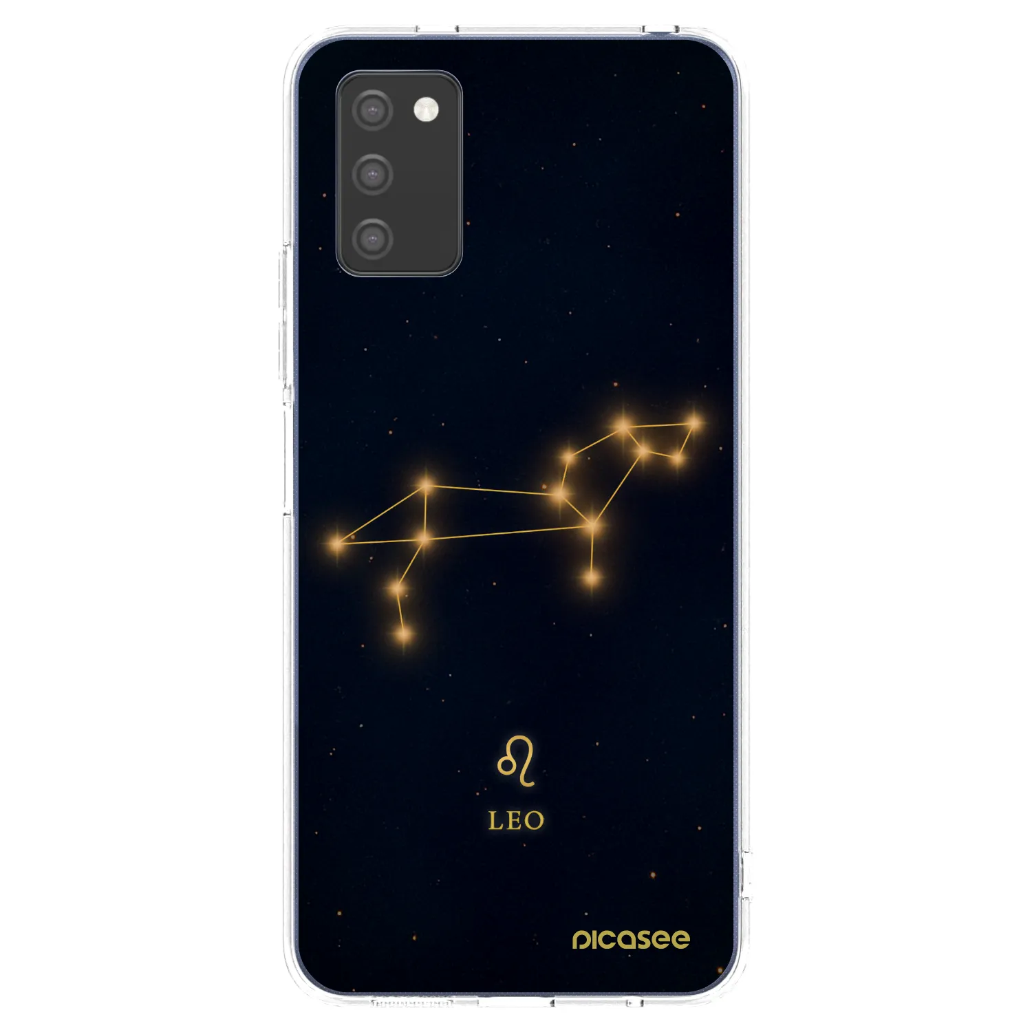 Picasee silikonski prozorni ovitek za Samsung Galaxy A03s A037G - LEO