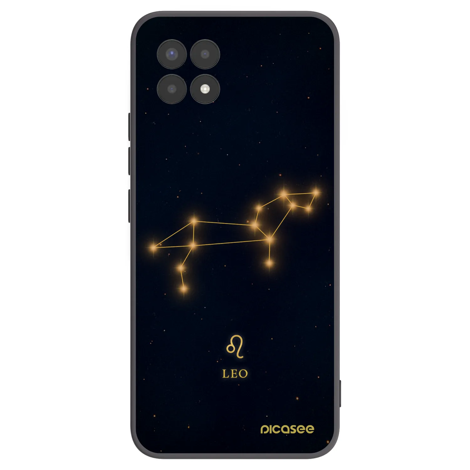 Picasee silikonski črni ovitek za Realme 8i - LEO