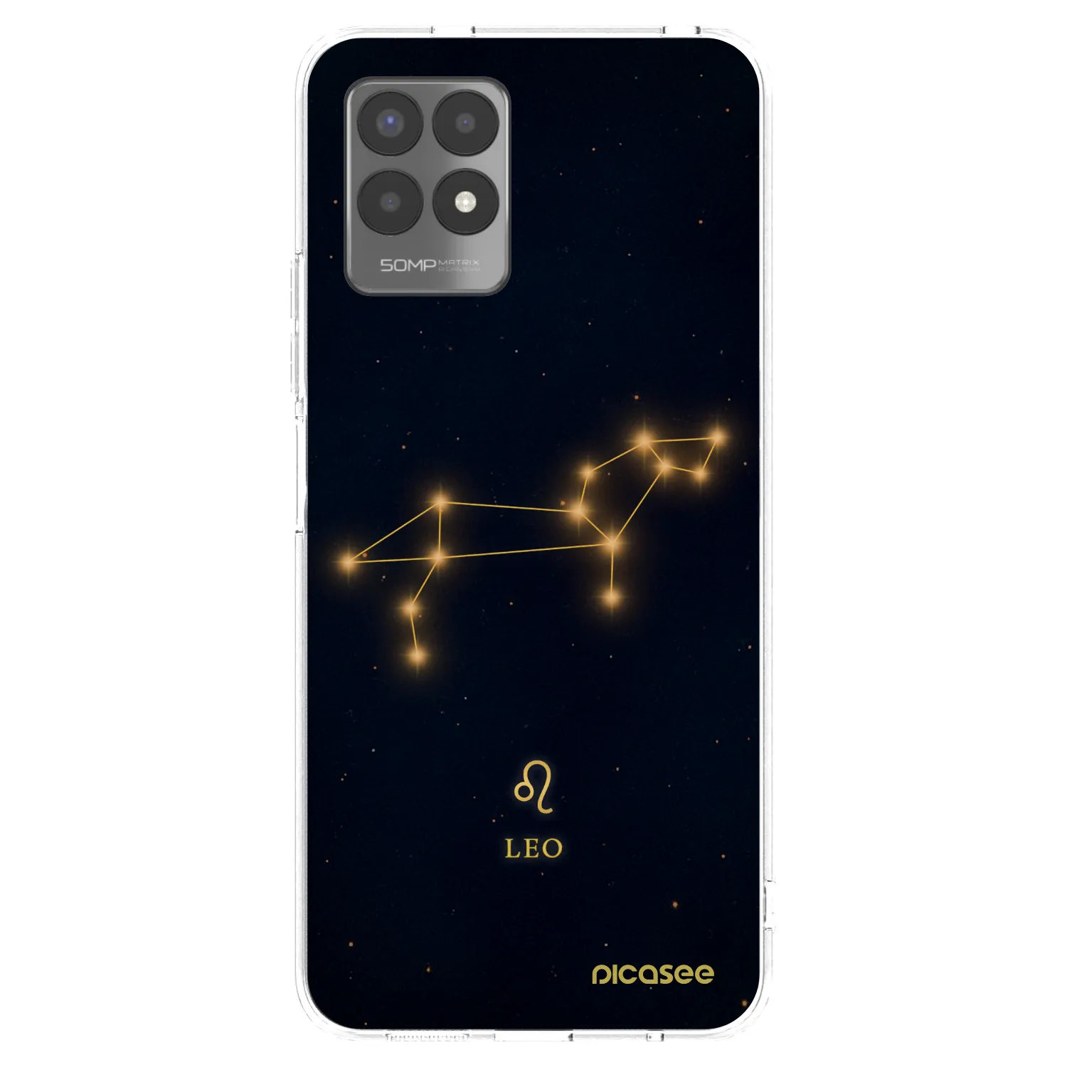 Picasee silikonski prozorni ovitek za Realme 8i - LEO