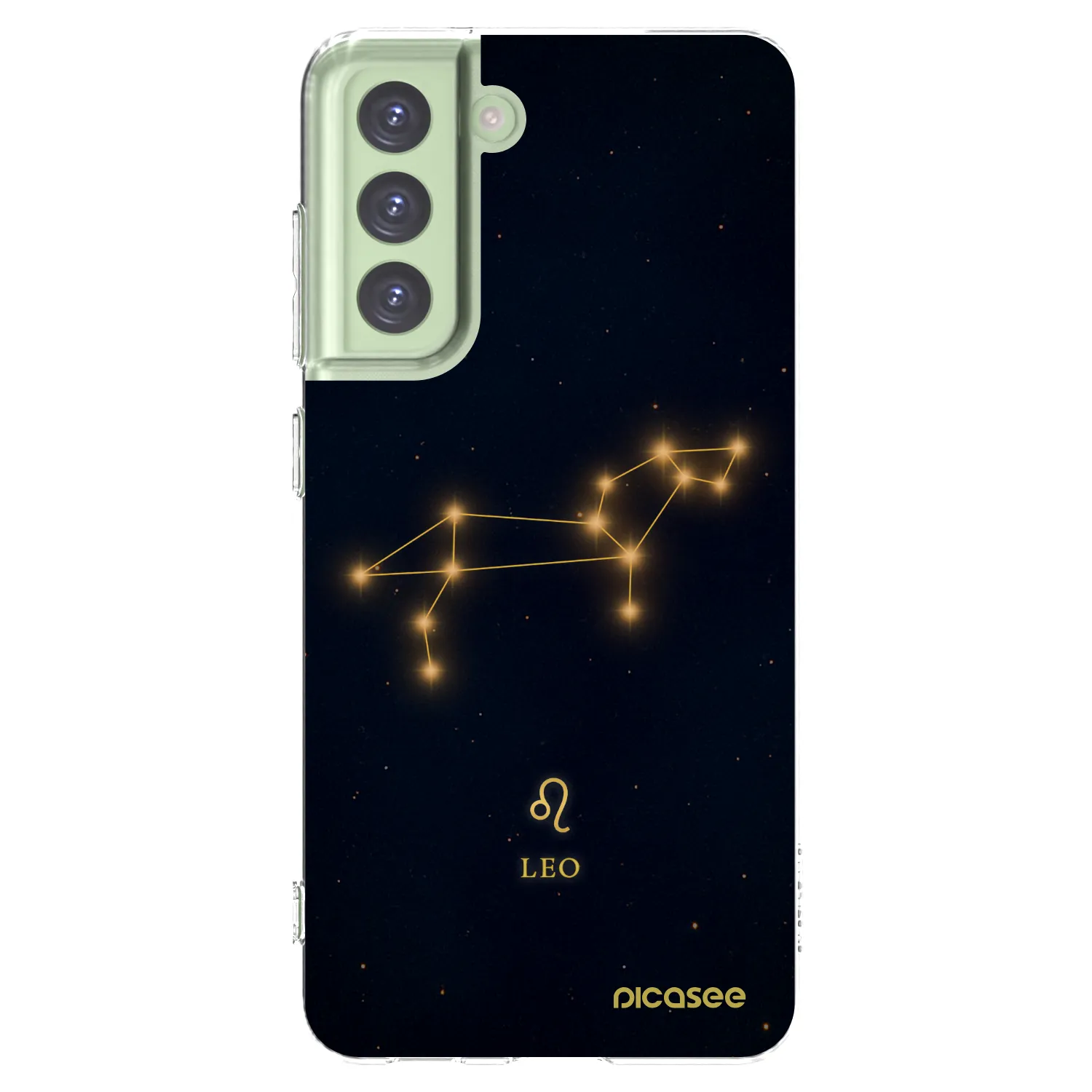 Picasee silikonski prozorni ovitek za Samsung Galaxy S21 FE 5G - LEO