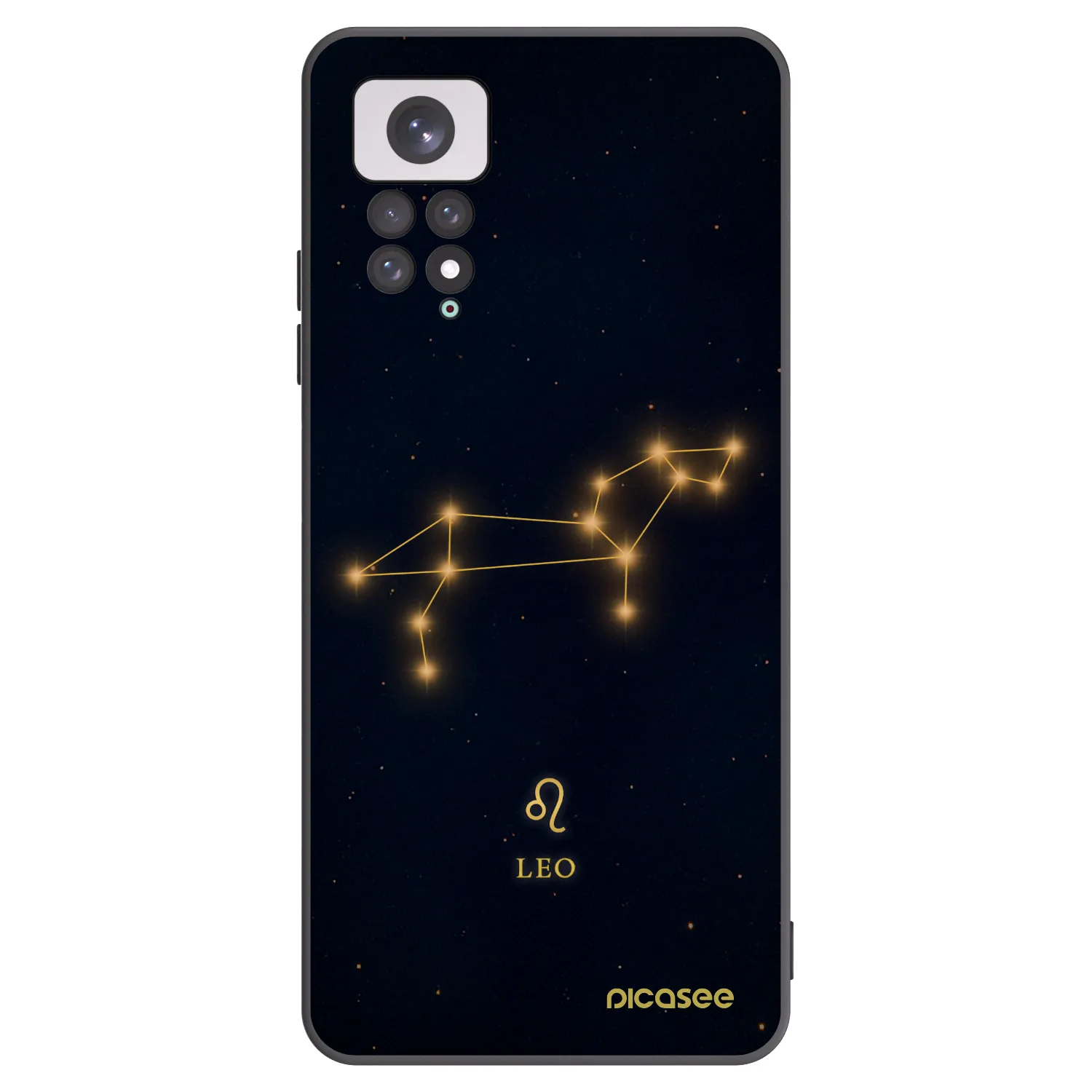 Picasee silikonski črni ovitek za Xiaomi Redmi Note 11 - LEO