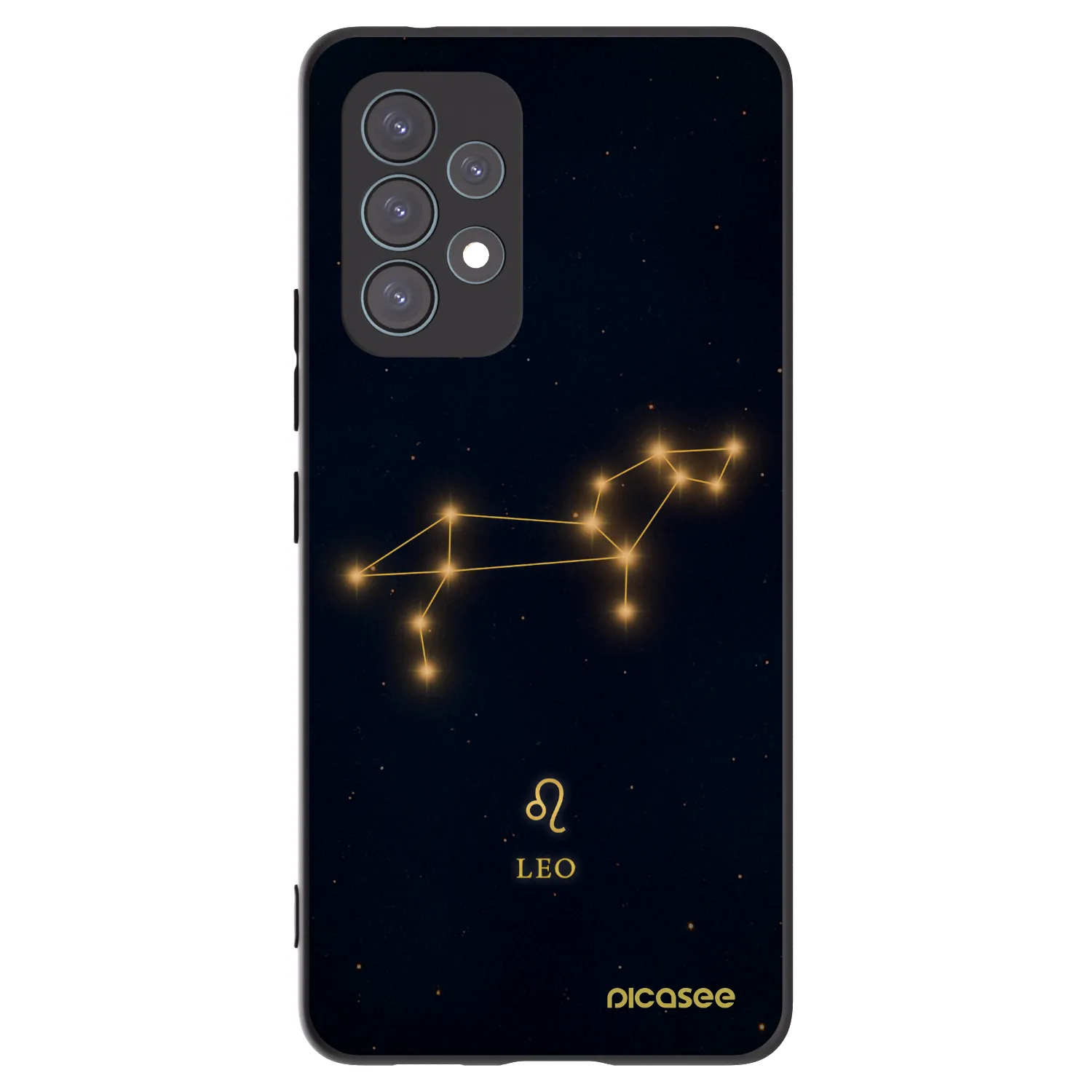 Picasee silikonski črni ovitek za Samsung Galaxy A53 5G A536 - LEO