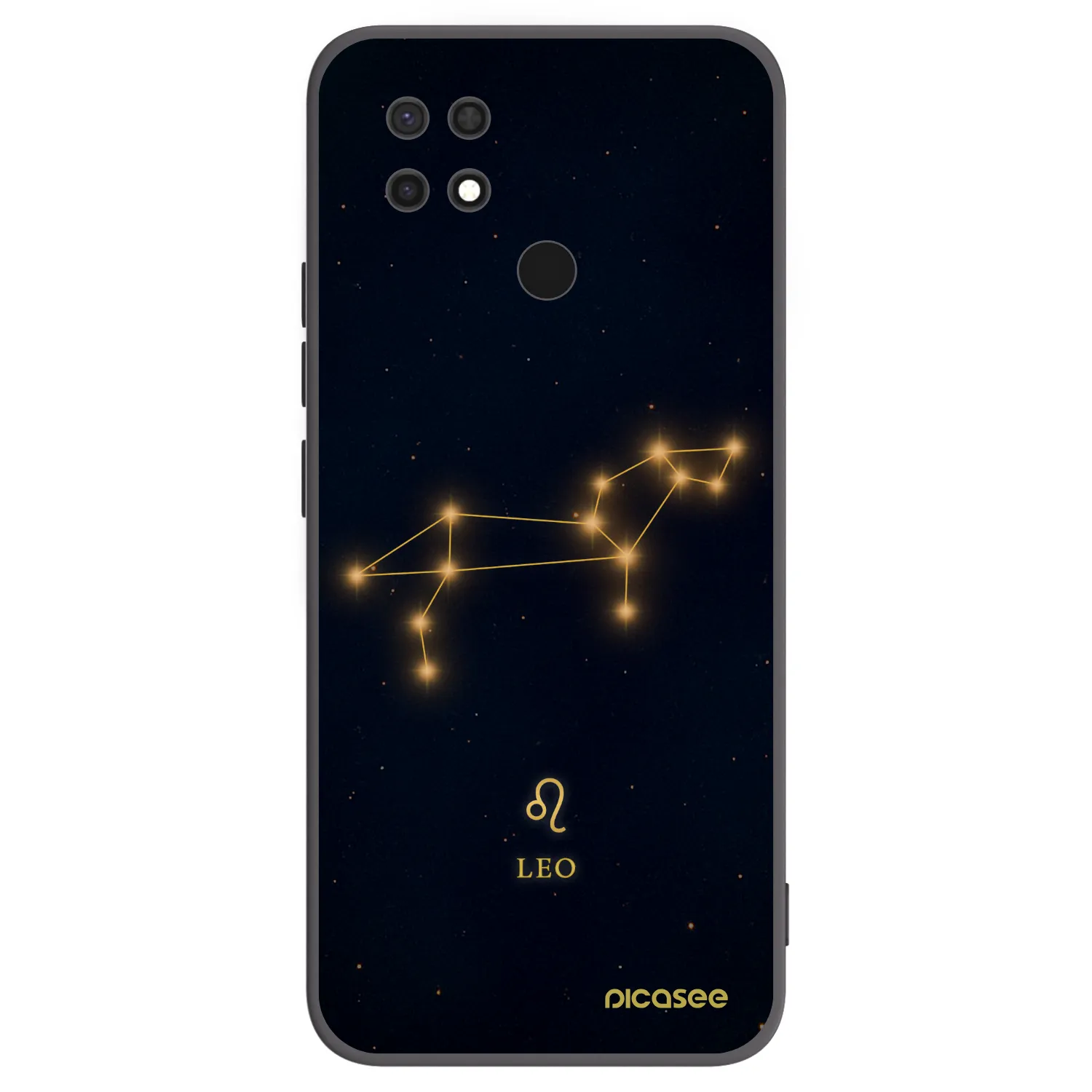 Picasee silikonski črni ovitek za Xiaomi Redmi 10C - LEO