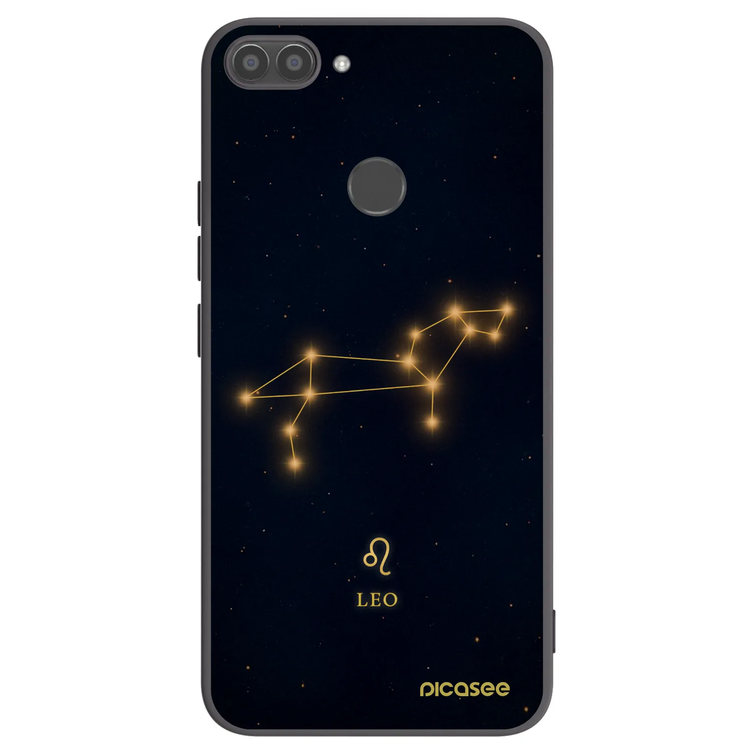 Picasee silikonski črni ovitek za Huawei P Smart - LEO