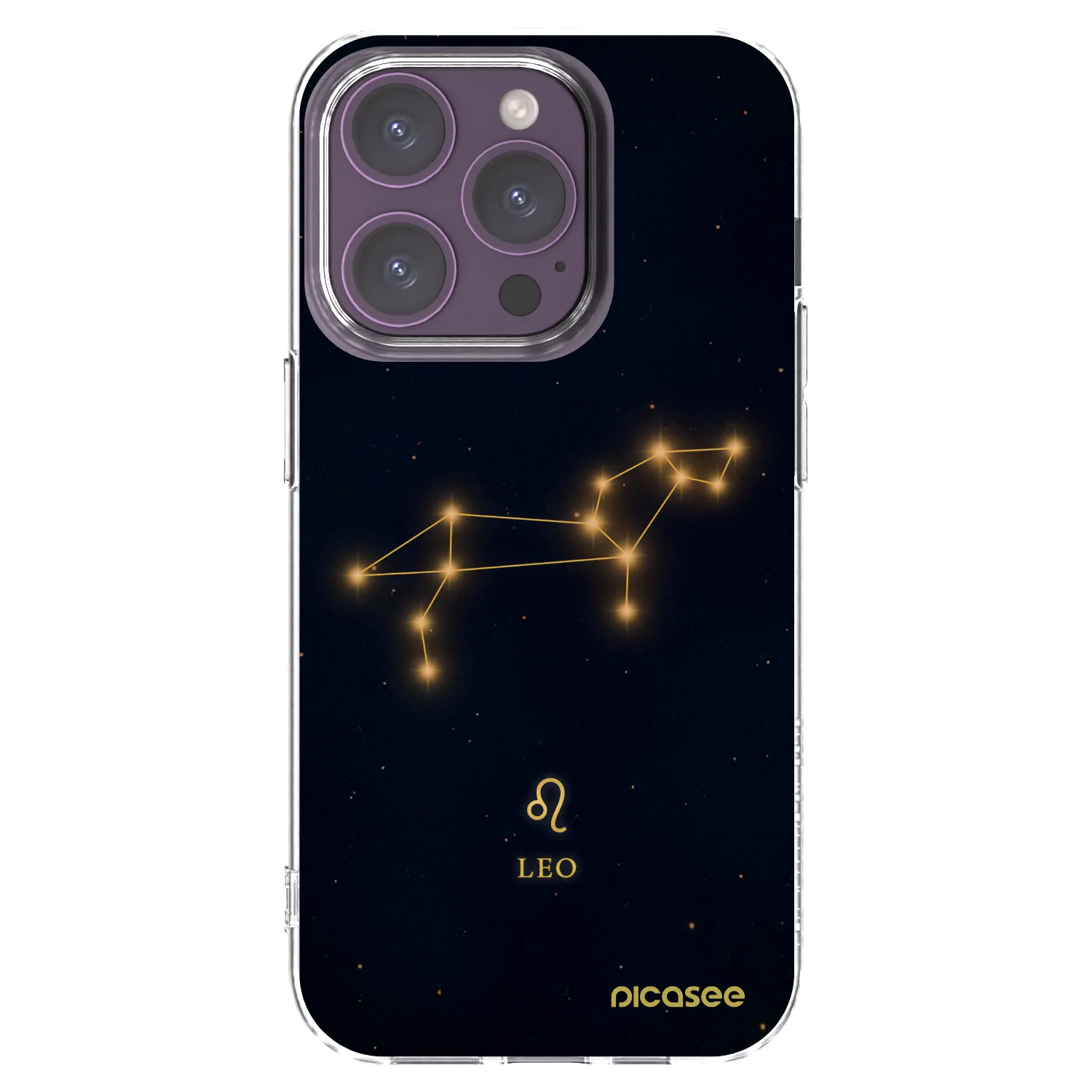 Picasee silikonski prozorni ovitek za Apple iPhone 14 Pro - LEO