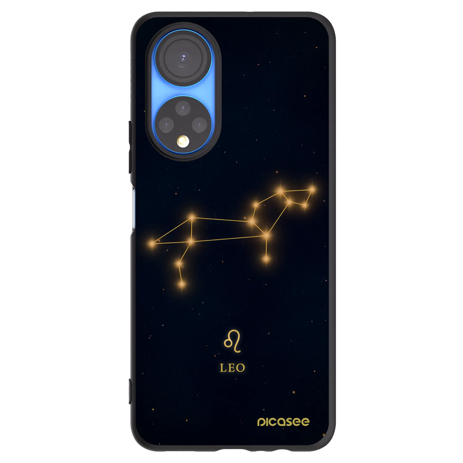 Picasee silikonski črni ovitek za Honor X7 - LEO