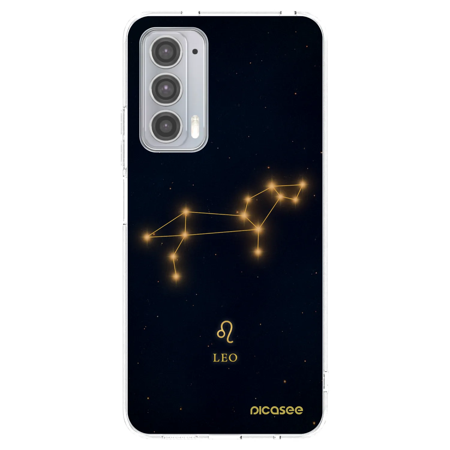 Picasee silikonski prozorni ovitek za Motorola Edge 20 - LEO