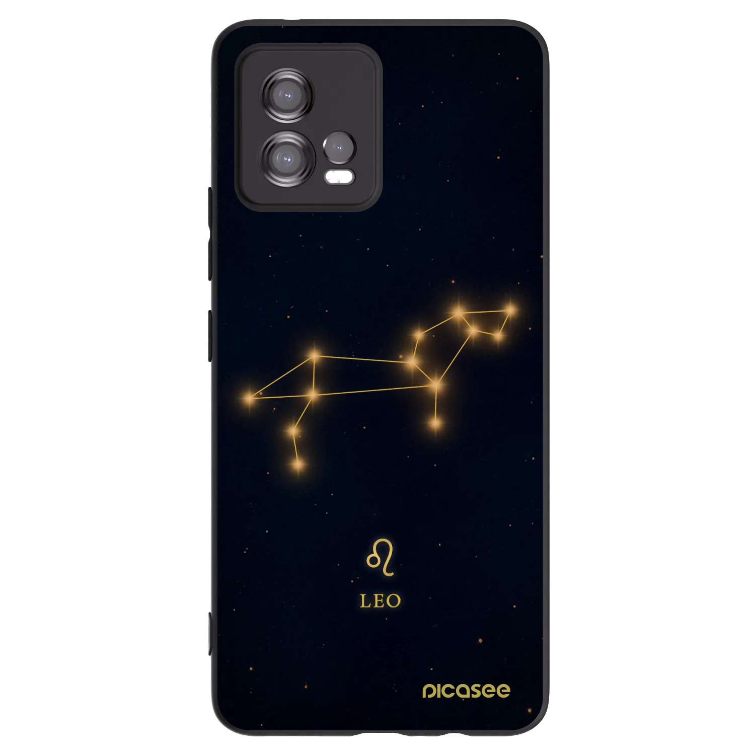 Picasee silikonski črni ovitek za Motorola Moto G72 - LEO