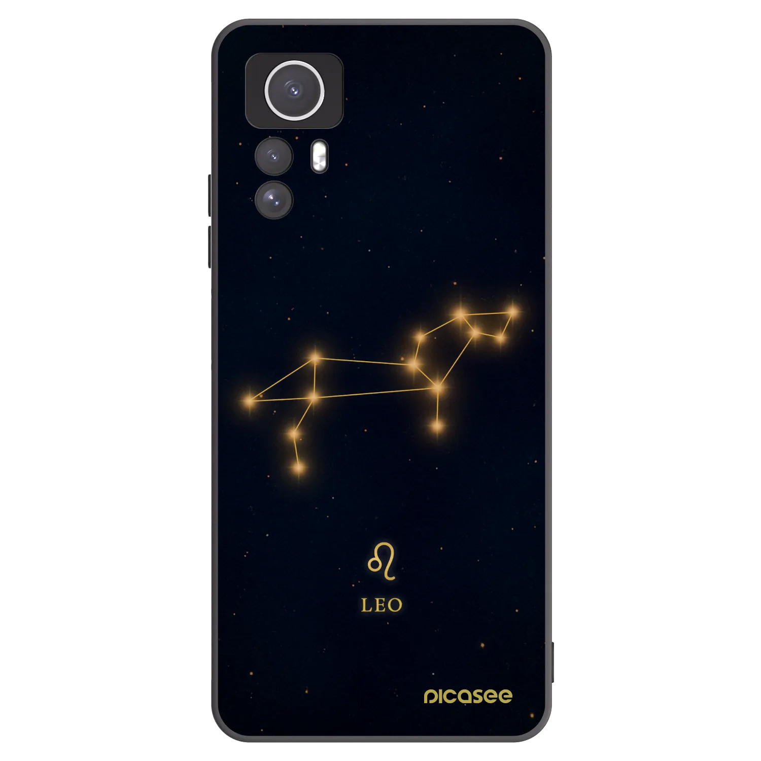 Picasee silikonski črni ovitek za Xiaomi Redmi Note 12S - LEO