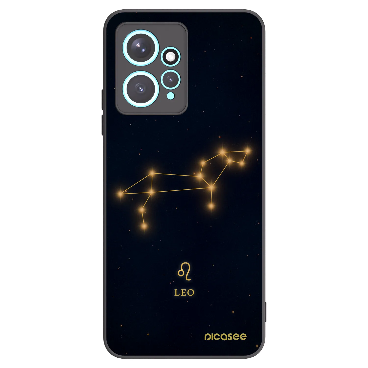 Picasee silikonski črni ovitek za Xiaomi Redmi Note 12 4G - LEO