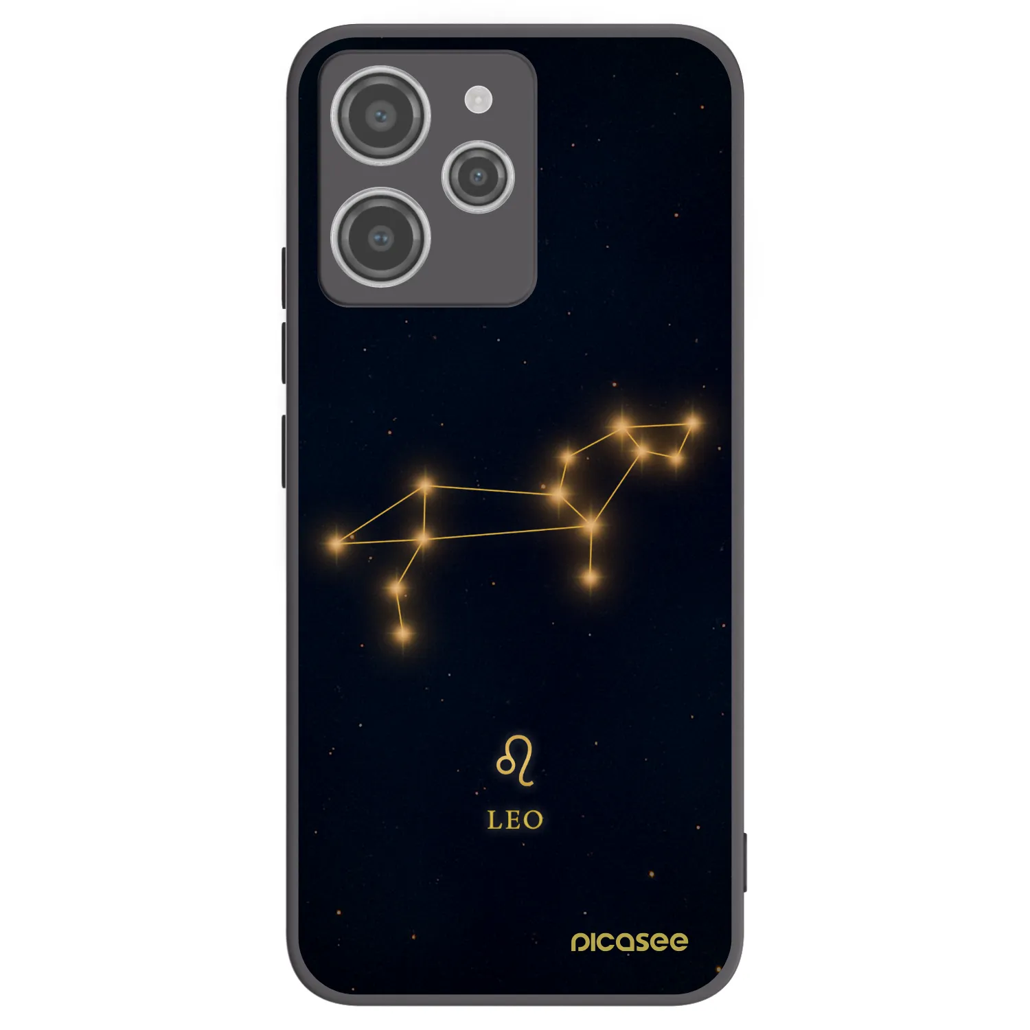 Picasee silikonski črni ovitek za Xiaomi Redmi 12 4G - LEO