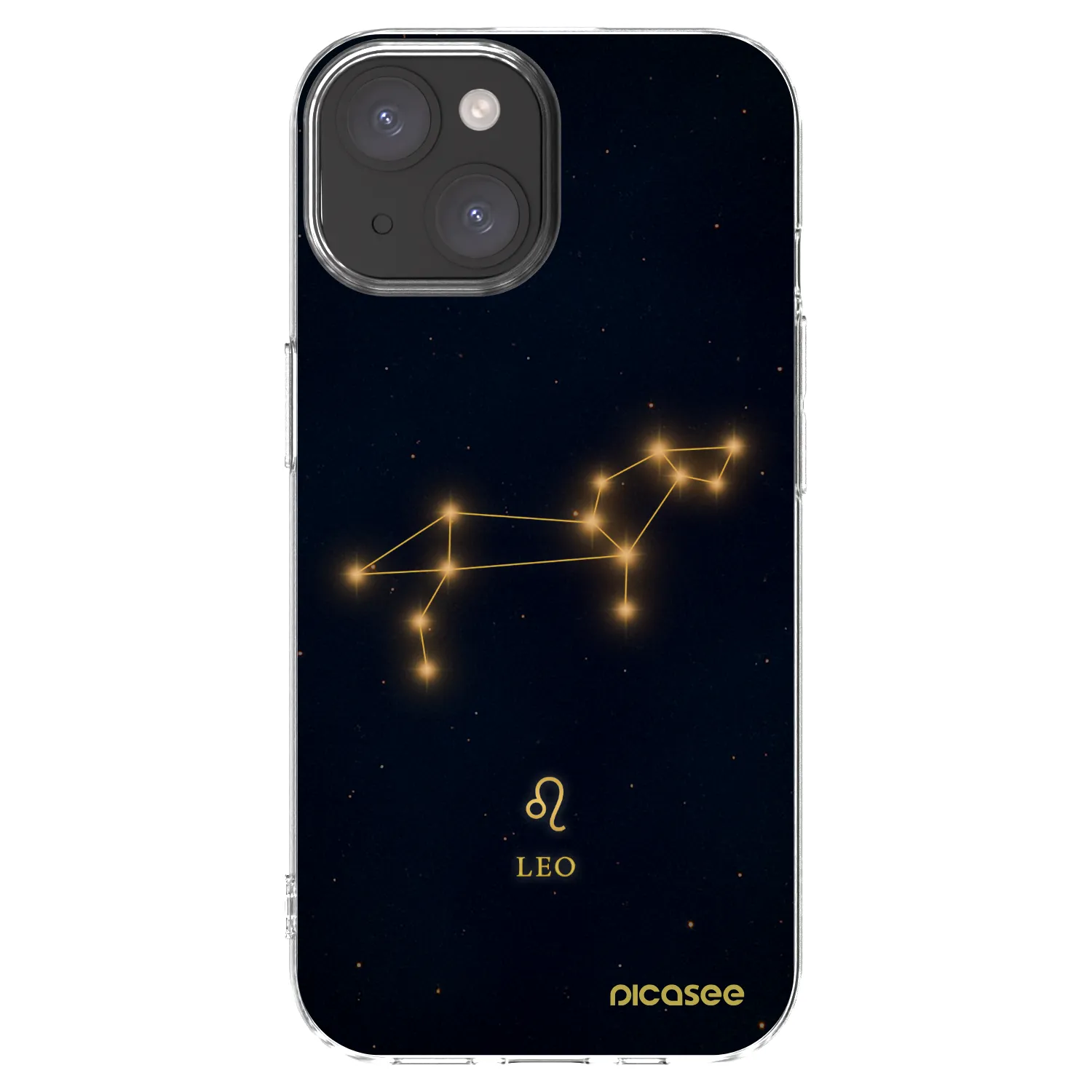Picasee silikonski prozorni ovitek za Apple iPhone 15 - LEO