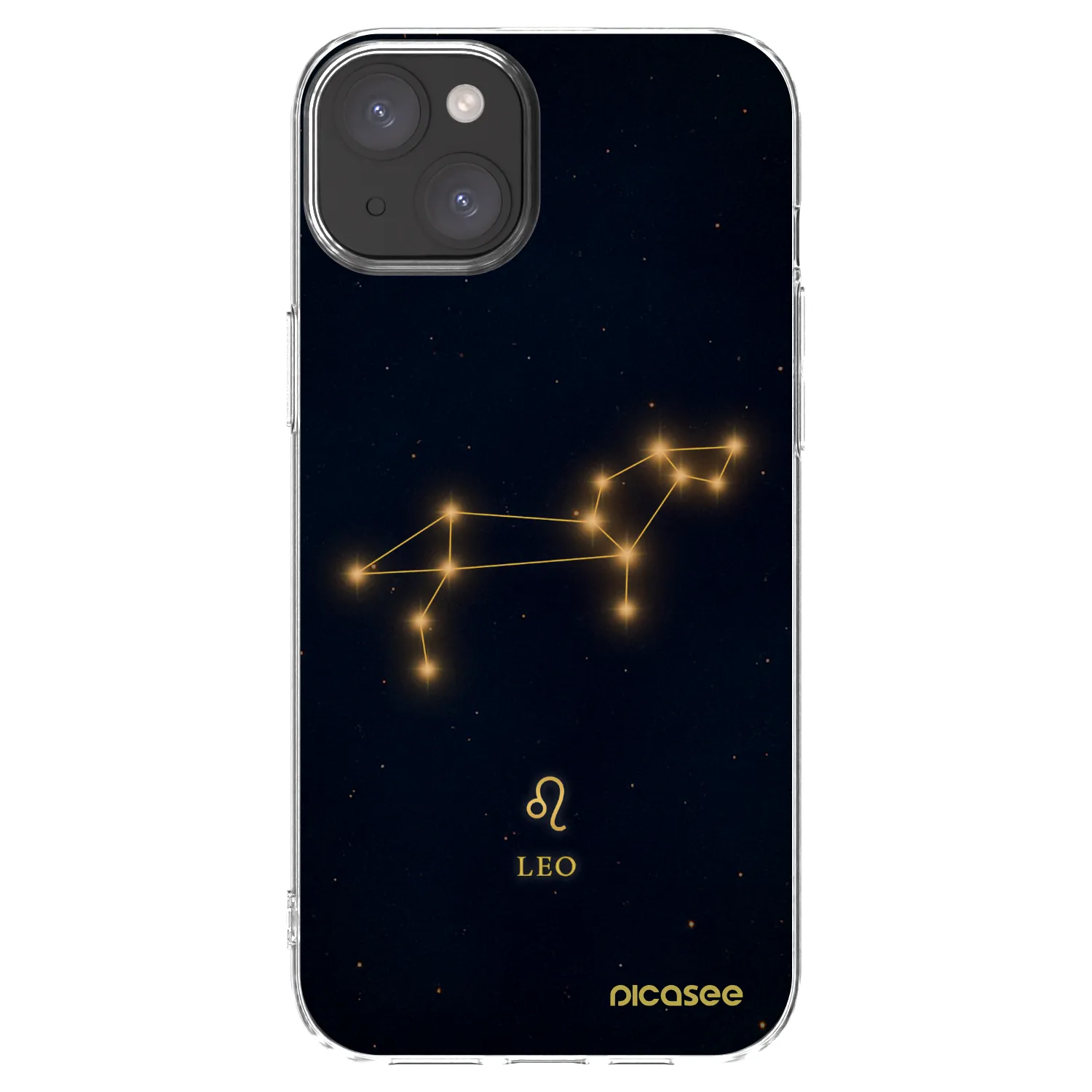 Picasee silikonski prozorni ovitek za Apple iPhone 15 Plus - LEO