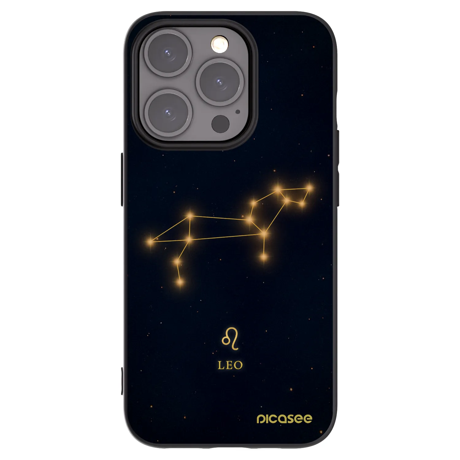 Picasee silikonski črni ovitek za Apple iPhone 15 Pro - LEO