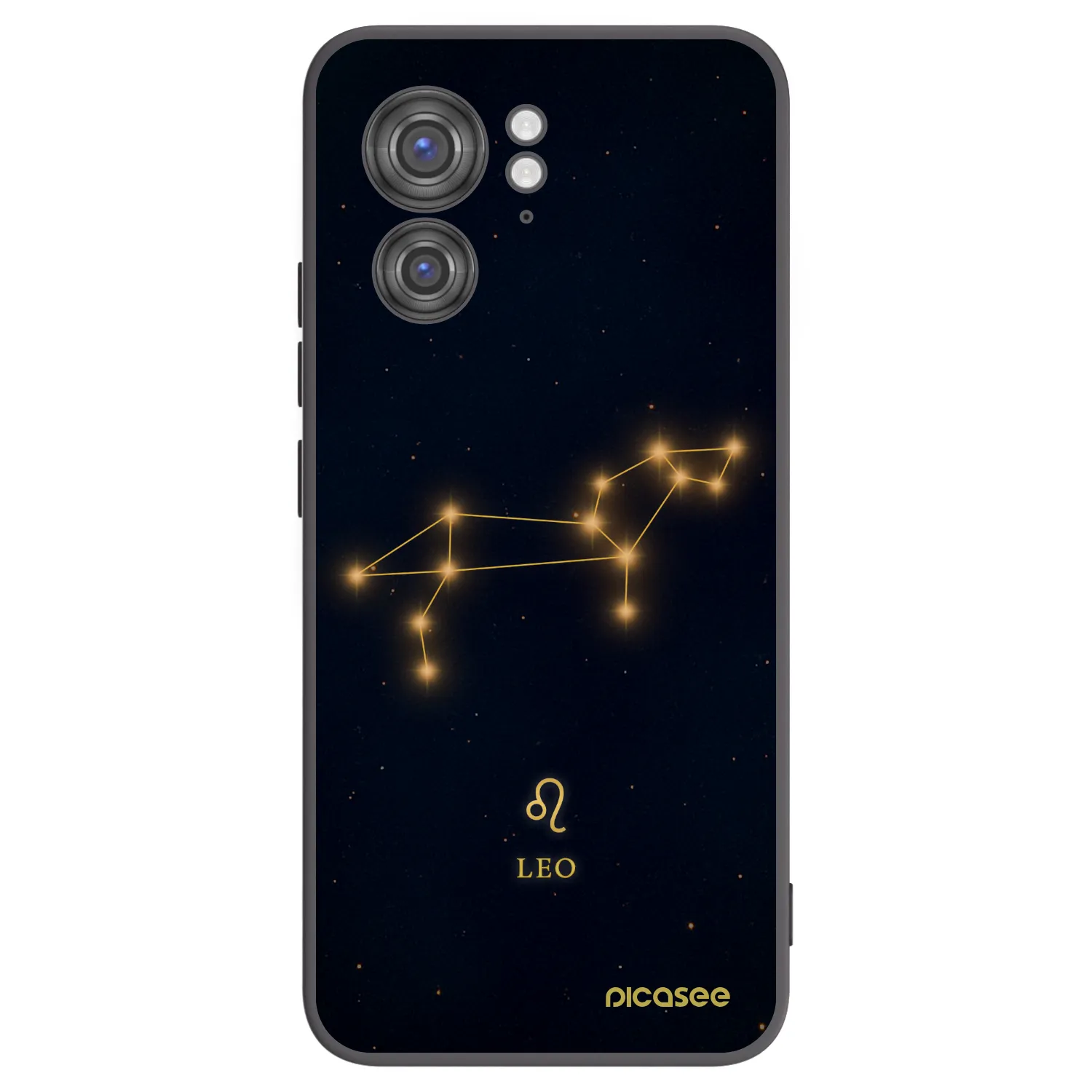 Picasee silikonski črni ovitek za Motorola Edge 40 - LEO