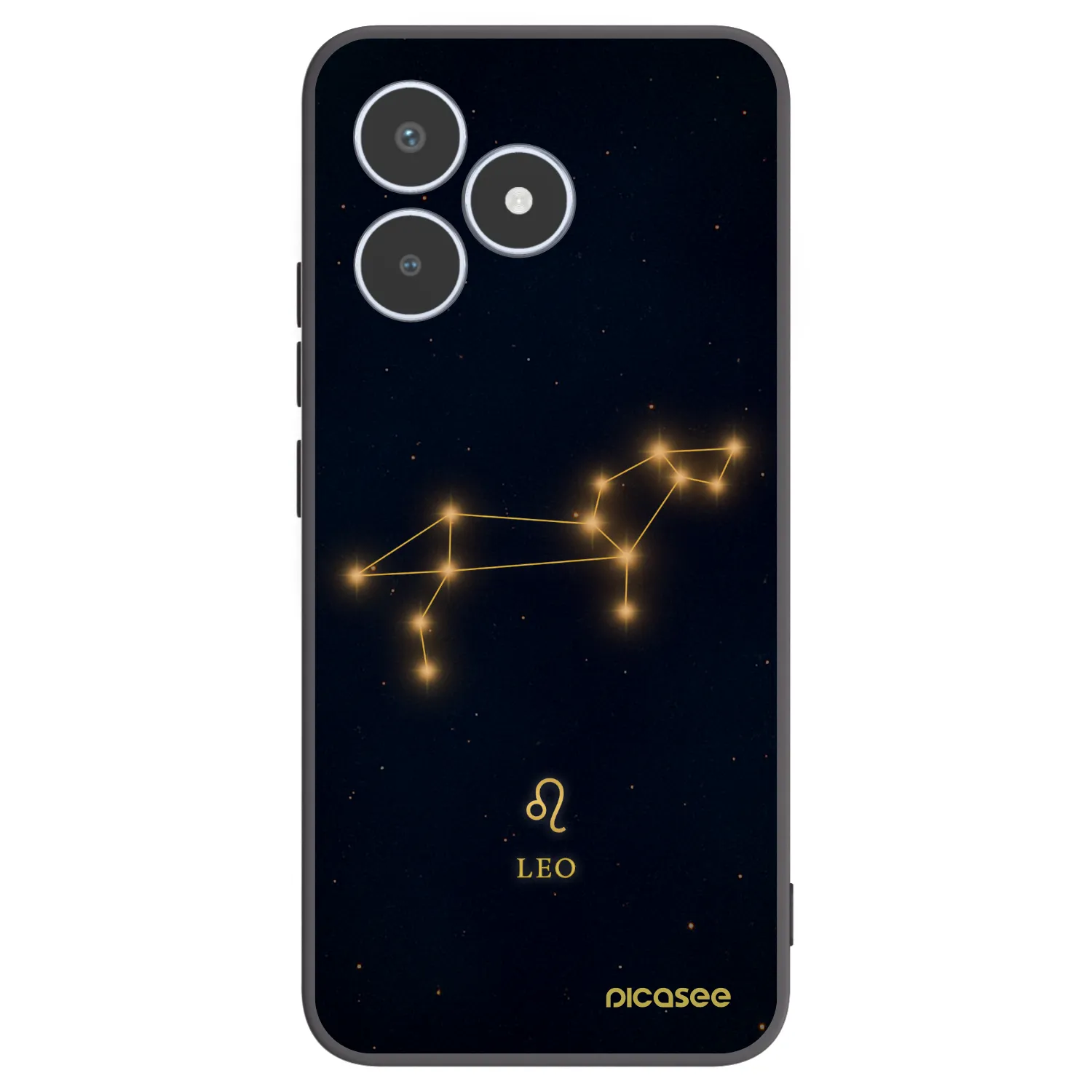 Picasee silikonski črni ovitek za Realme C53 - LEO