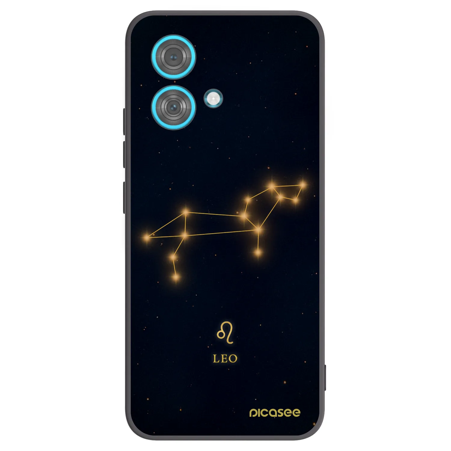 Picasee silikonski črni ovitek za Motorola Edge 40 Neo - LEO