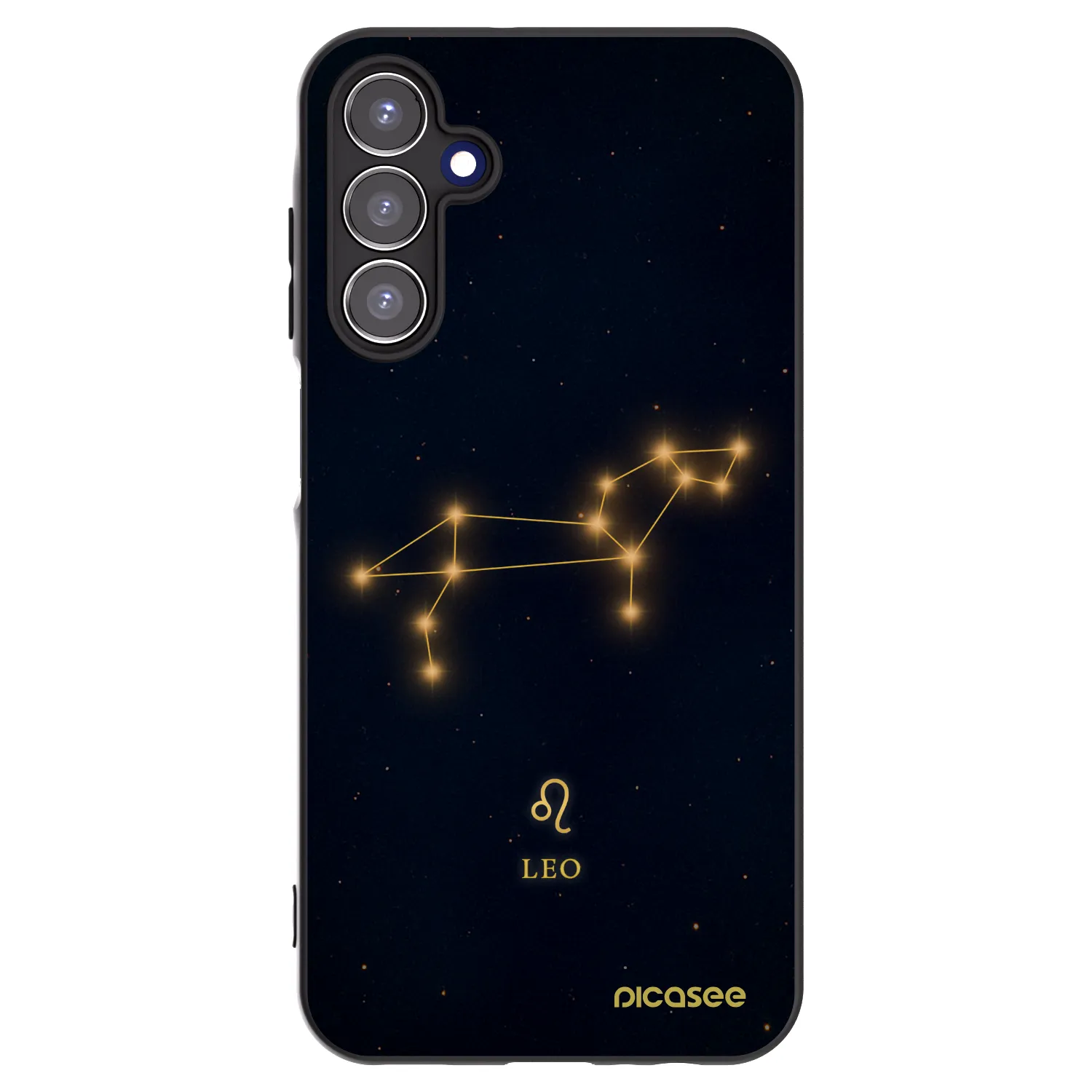 Picasee silikonski črni ovitek za Samsung Galaxy A15 A155F 4G - LEO