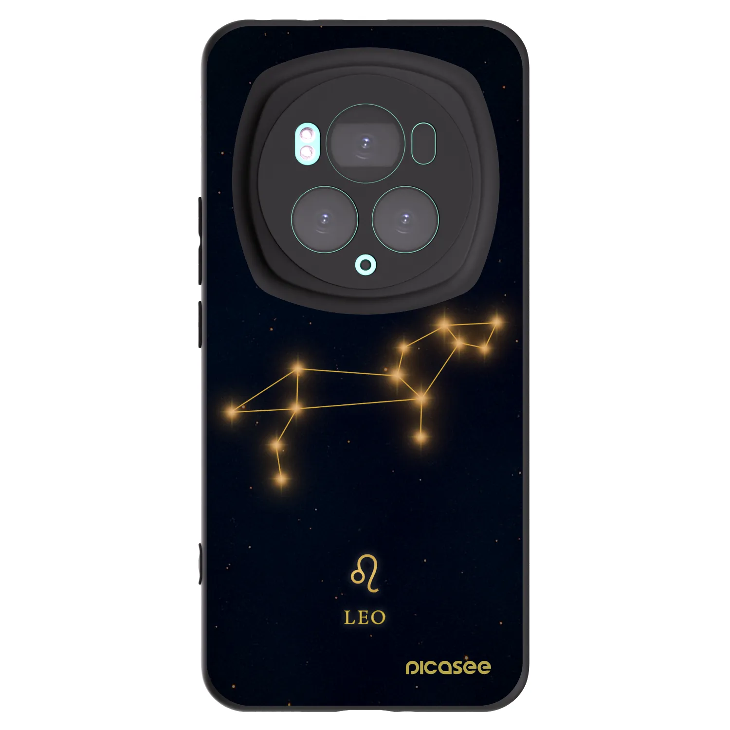 Picasee silikonski črni ovitek za Honor Magic6 Pro - LEO