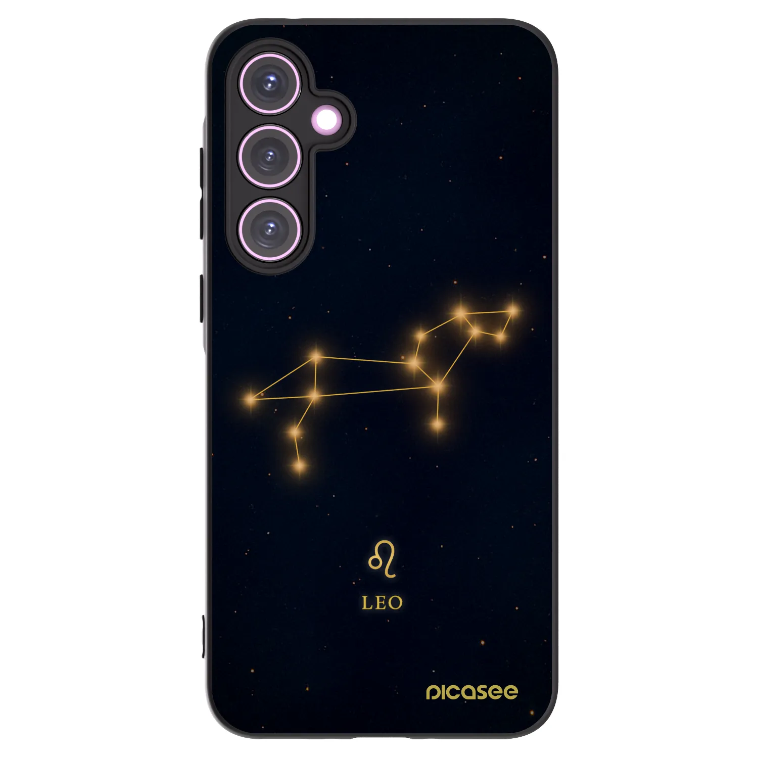 Picasee silikonski črni ovitek za Samsung Galaxy A35 5G A356B - LEO