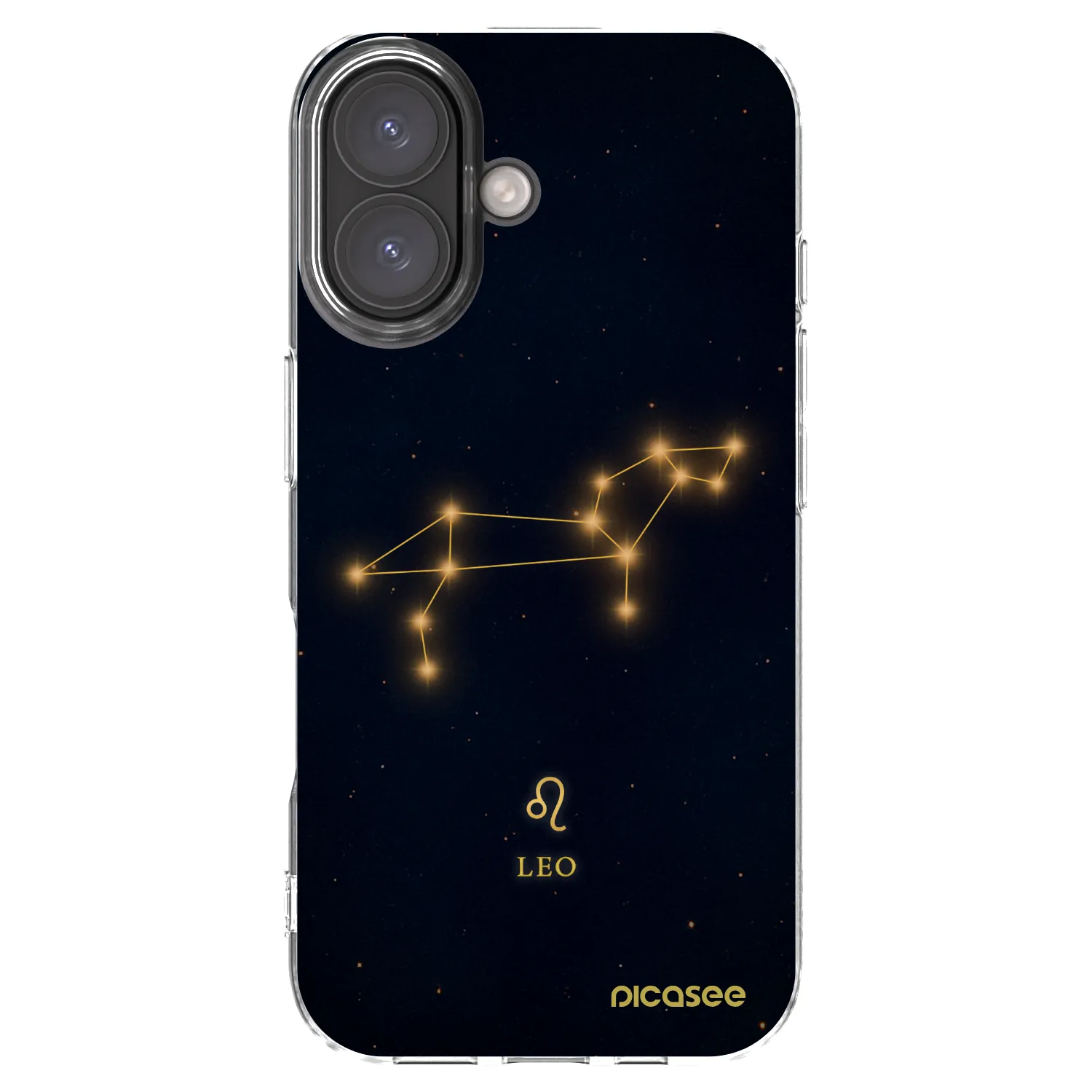 Picasee silikonski prozorni ovitek za Apple iPhone 16 - LEO