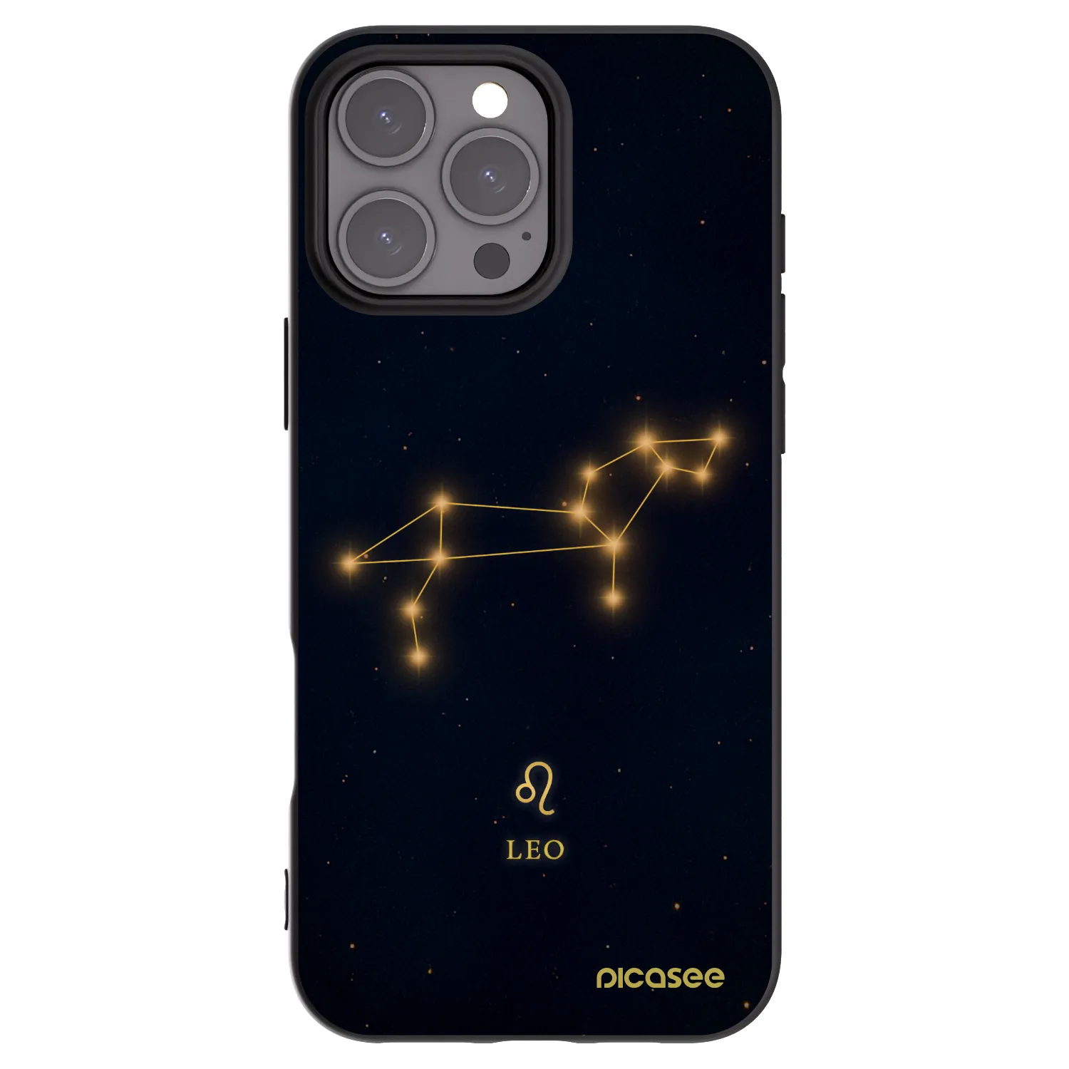 Picasee silikonski črni ovitek za Apple iPhone 16 Pro Max - LEO