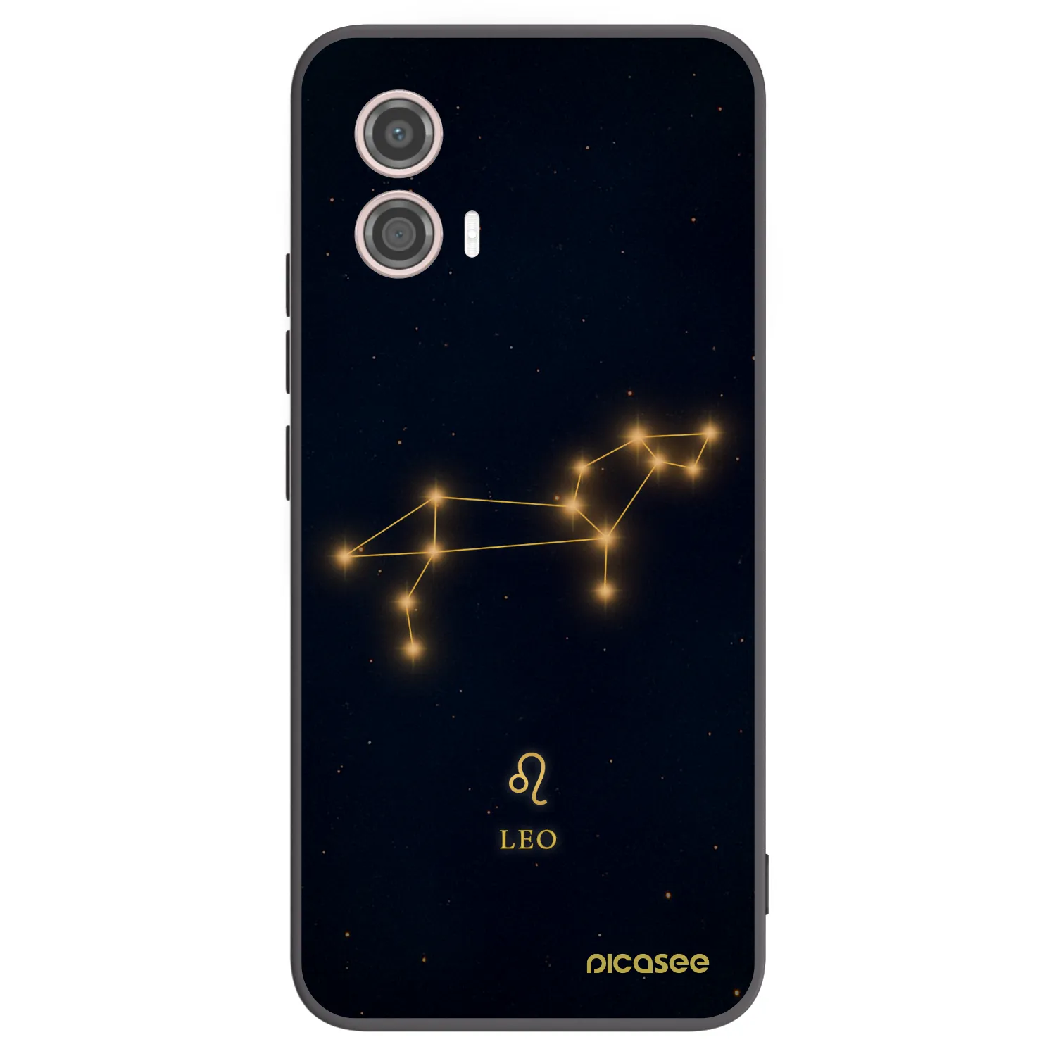 Picasee silikonski črni ovitek za Motorola Moto G53 5G - LEO