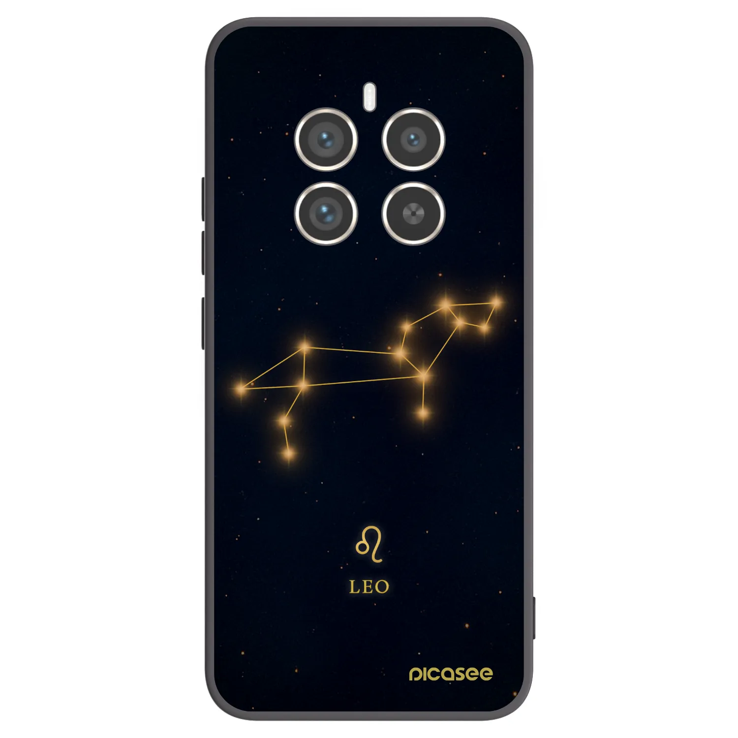 Picasee silikonski črni ovitek za Realme 12 Pro 5G - LEO