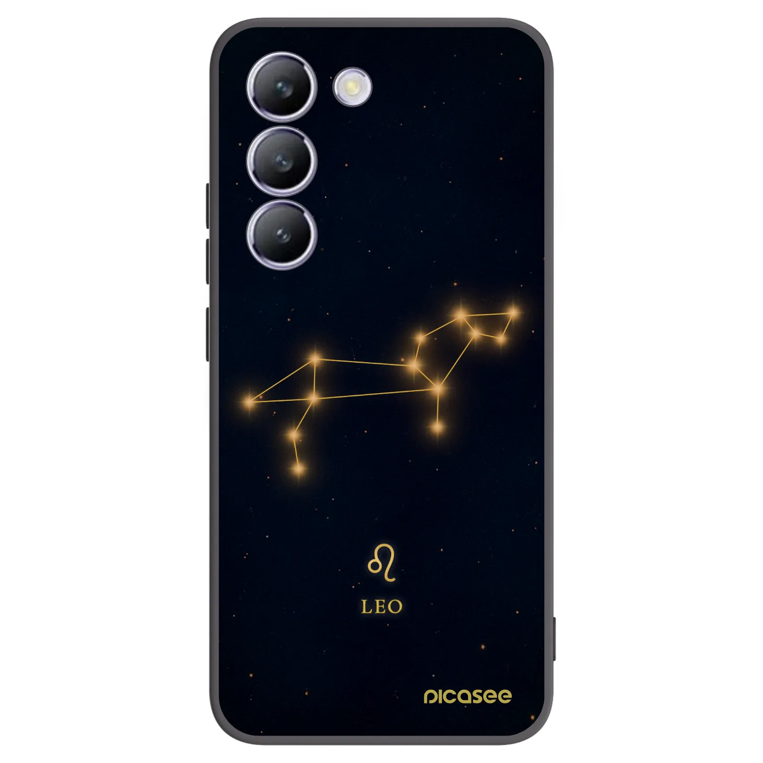 Picasee silikonski črni ovitek za Vivo V40 SE 5G - LEO