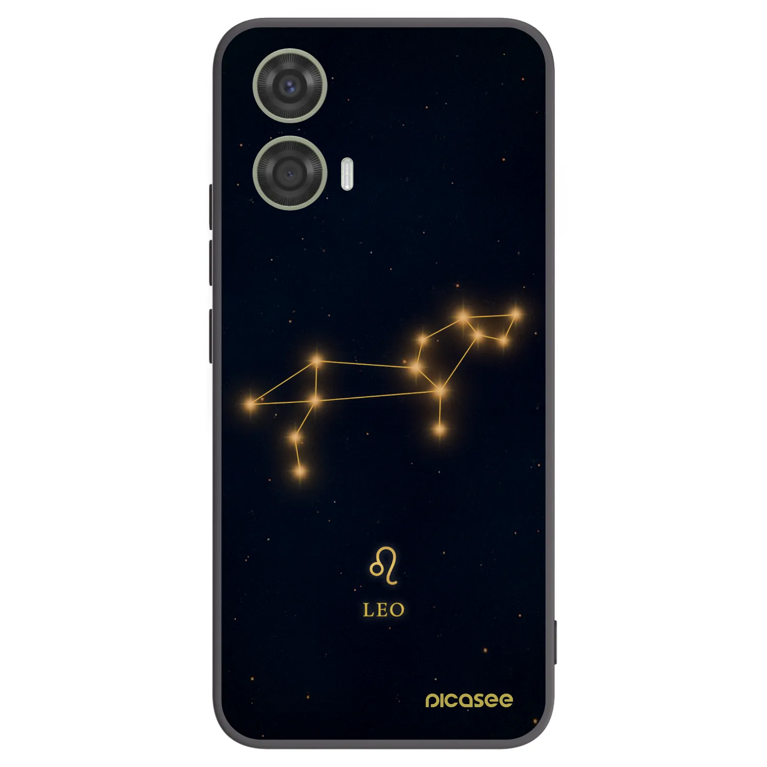 Picasee silikonski črni ovitek za Motorola Moto G24 - LEO