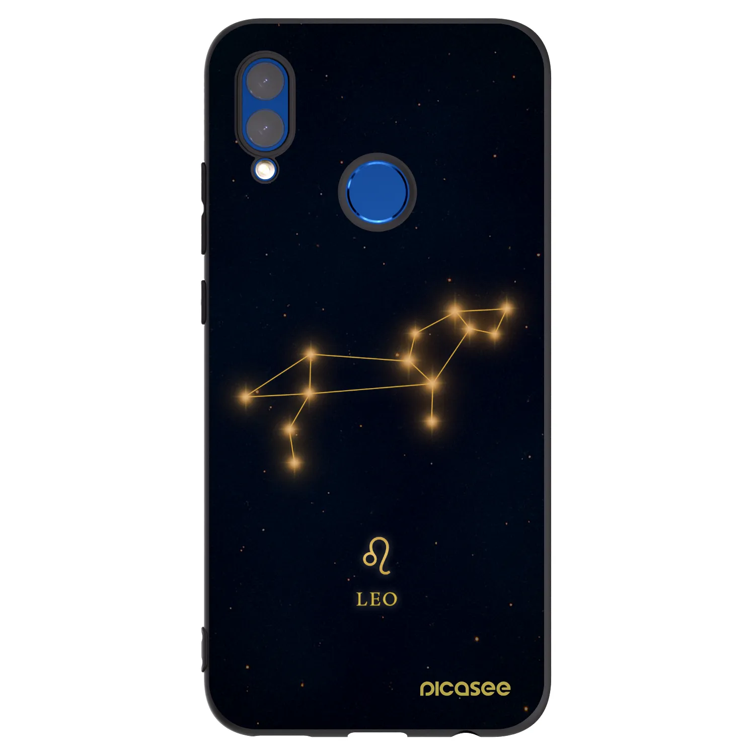 Picasee silikonski črni ovitek za Honor 10 Lite - LEO