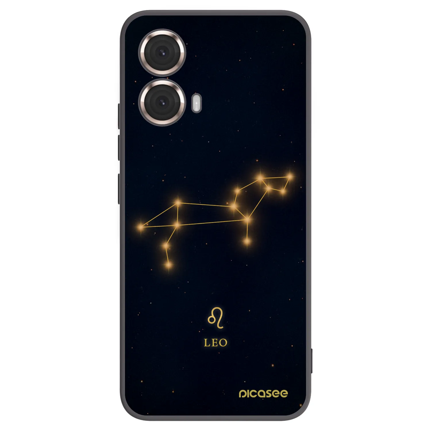 Picasee silikonski črni ovitek za Motorola Moto G85 - LEO