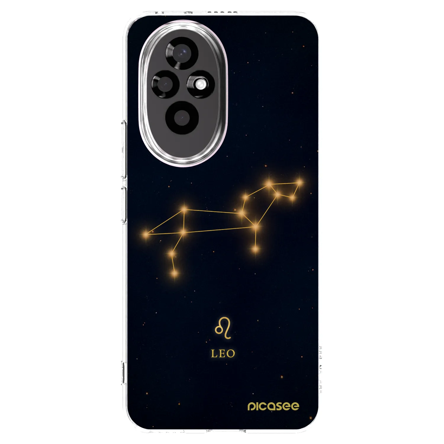 Picasee silikonski prozorni ovitek za Honor 200 Pro 5G - LEO