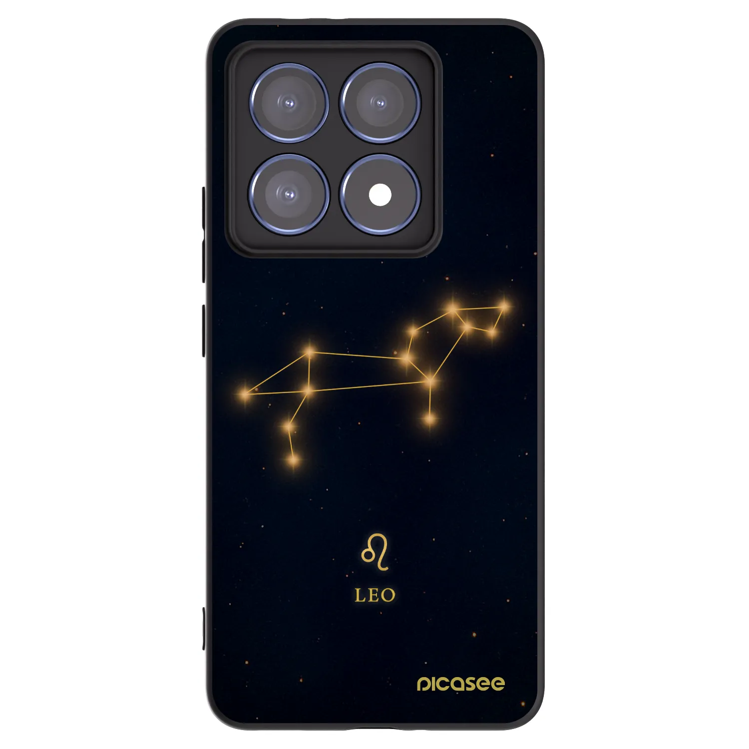 Picasee silikonski črni ovitek za Xiaomi 14T Pro - LEO
