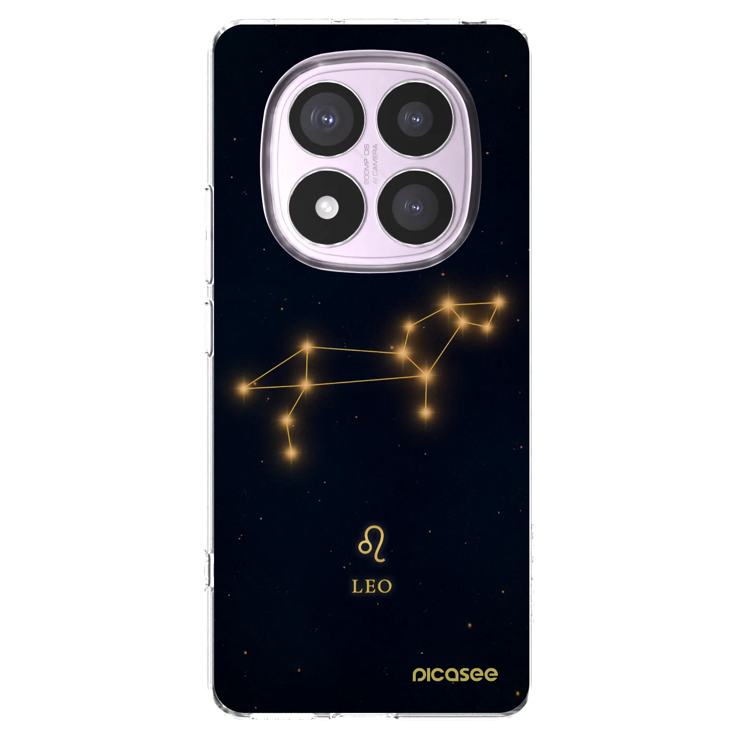 Picasee silikonski prozorni ovitek za Xiaomi Redmi Note 14 Pro 5G - LEO