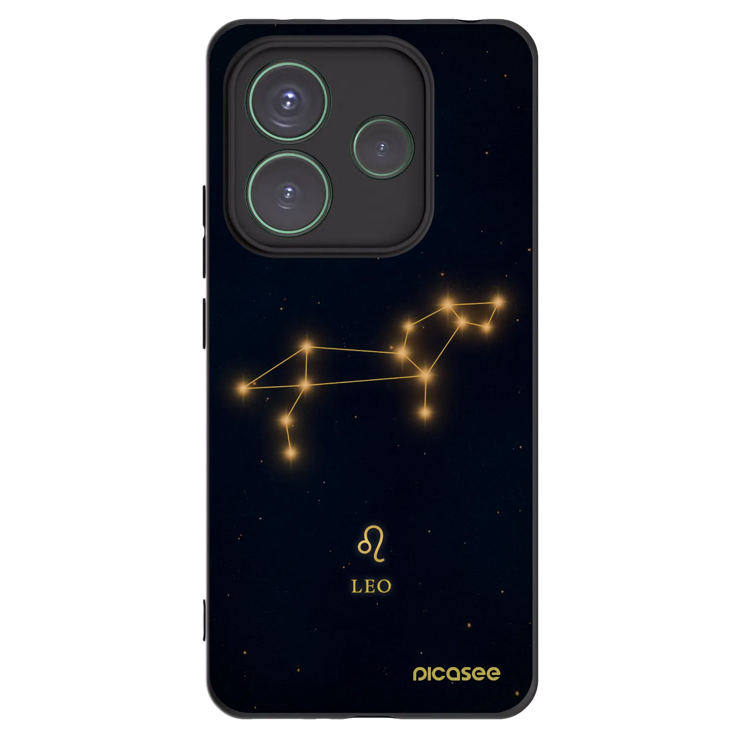 Picasee silikonski črni ovitek za Xiaomi Redmi Note 14 5G - LEO