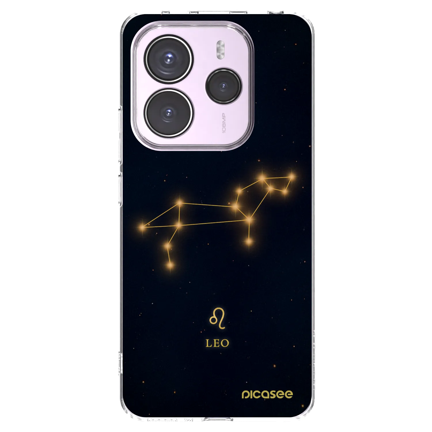 Picasee silikonski prozorni ovitek za Xiaomi Redmi Note 14 5G - LEO
