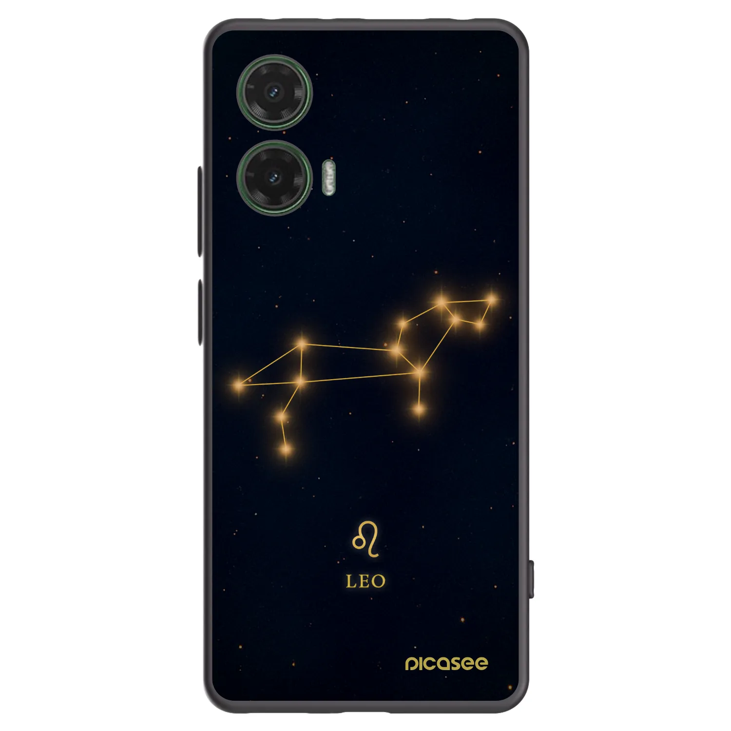 Picasee silikonski črni ovitek za Motorola Moto G35 5G - LEO