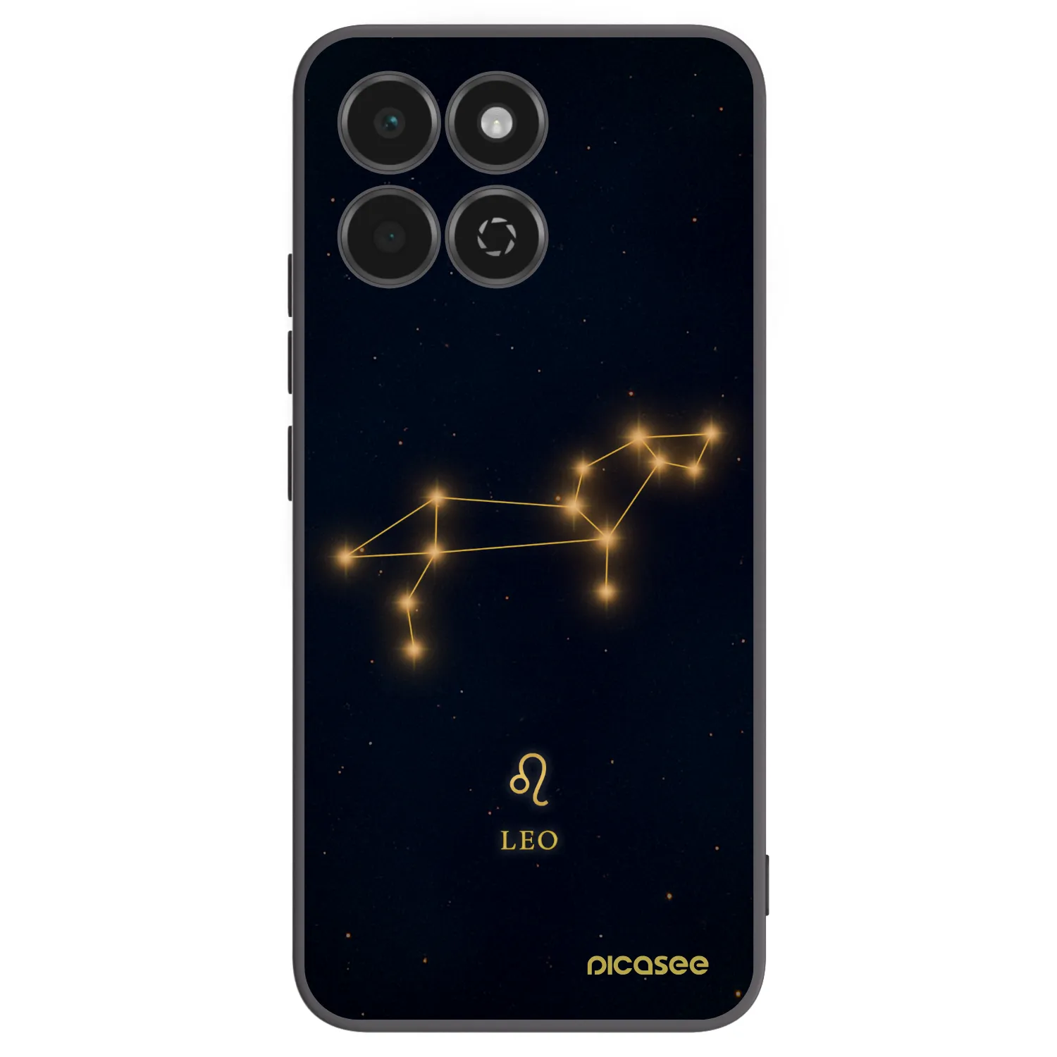 Picasee silikonski črni ovitek za Honor 200 Smart 5G - LEO