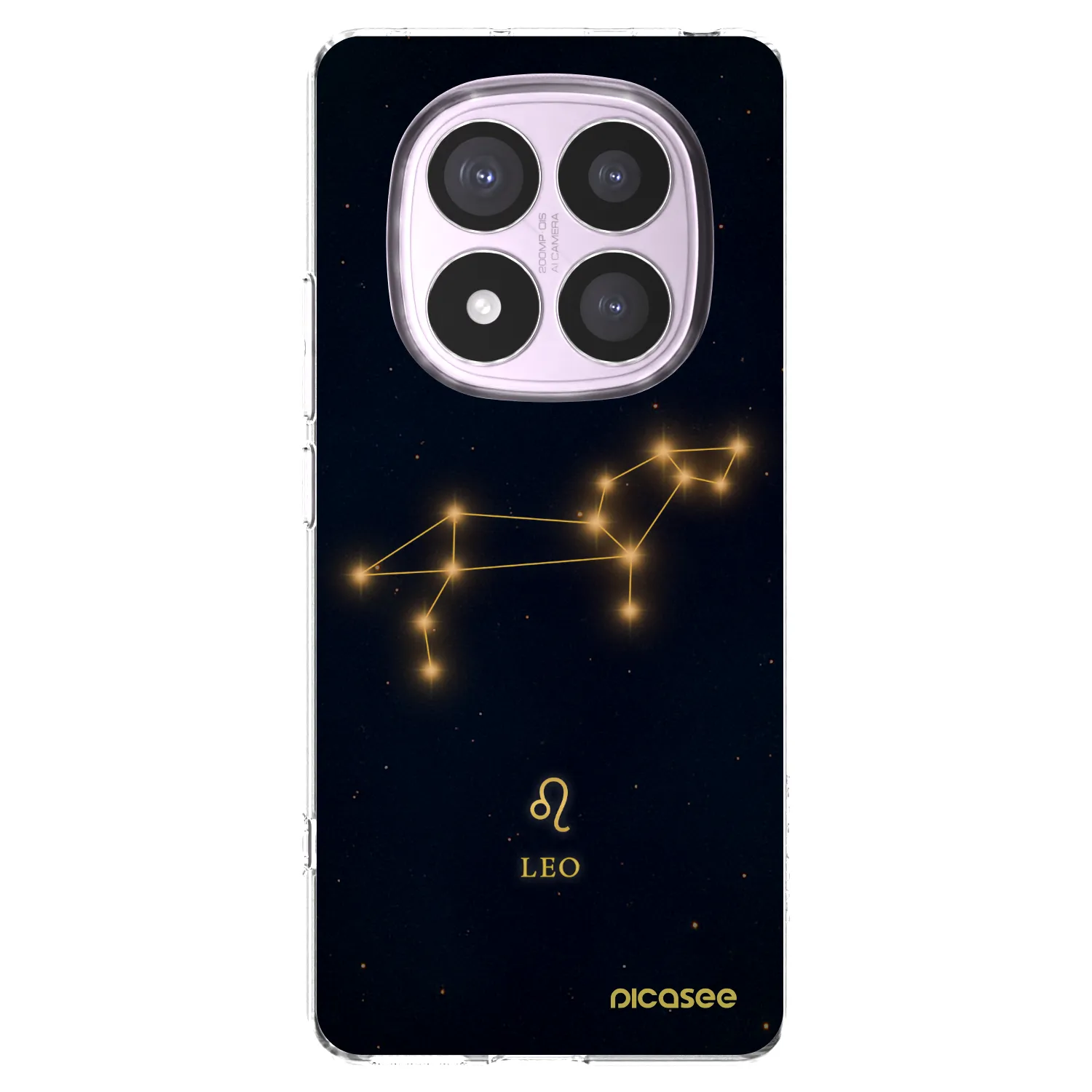 Picasee silikonski prozorni ovitek za Xiaomi Redmi Note 14 Pro 4G - LEO