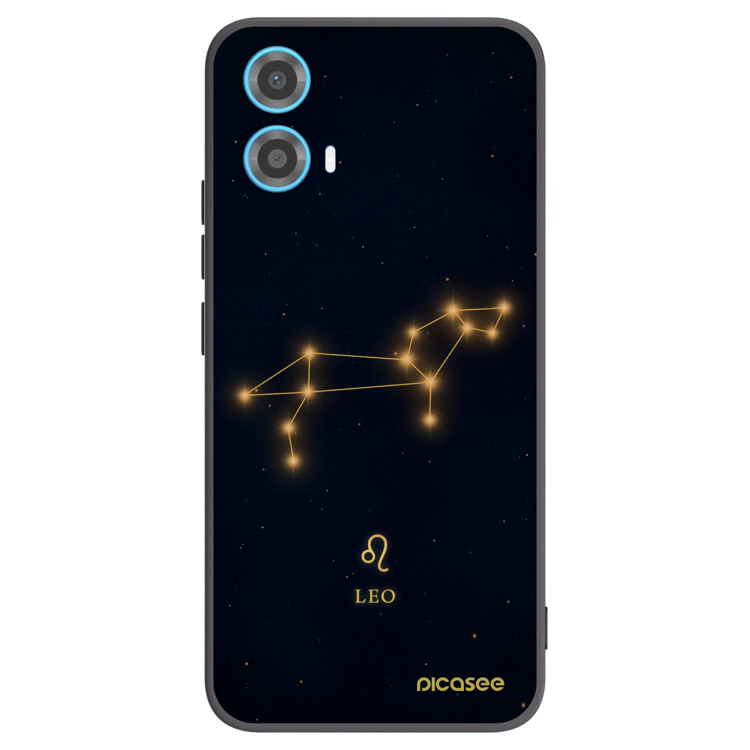 Picasee silikonski črni ovitek za Motorola Moto G34 5G - LEO