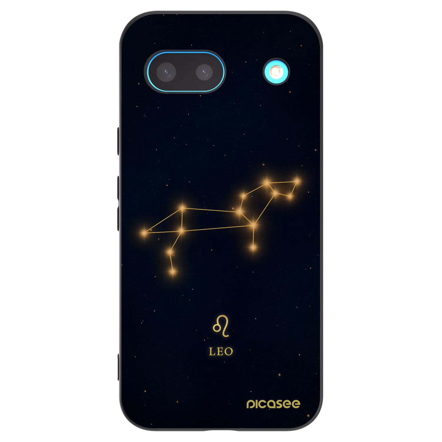 Picasee silikonski črni ovitek za Google Pixel 8a - LEO