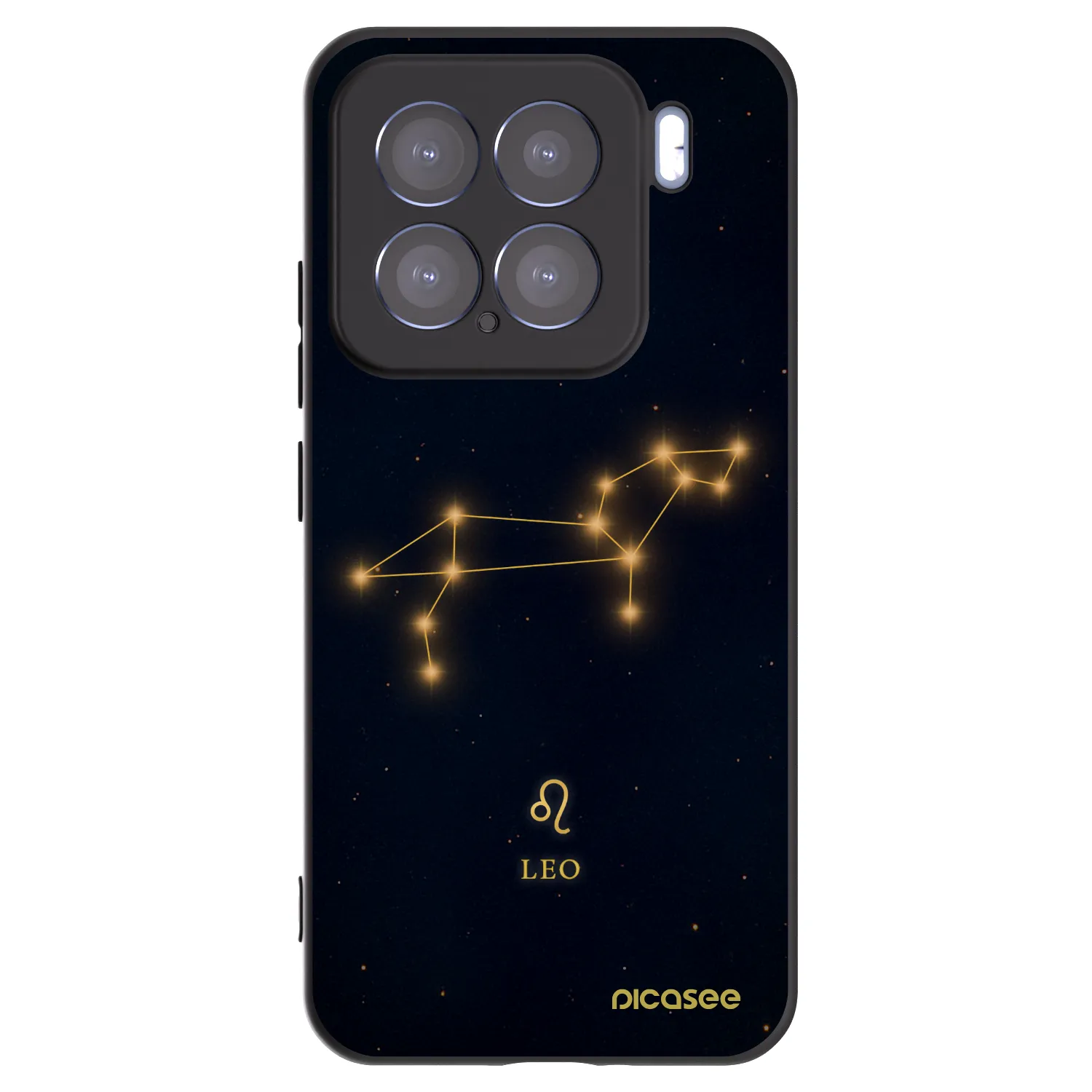 Picasee silikonski črni ovitek za Xiaomi 15 - LEO