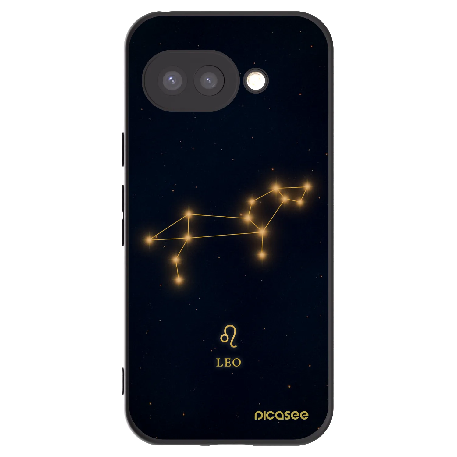 Picasee silikonski črni ovitek za Google Pixel 9a - LEO