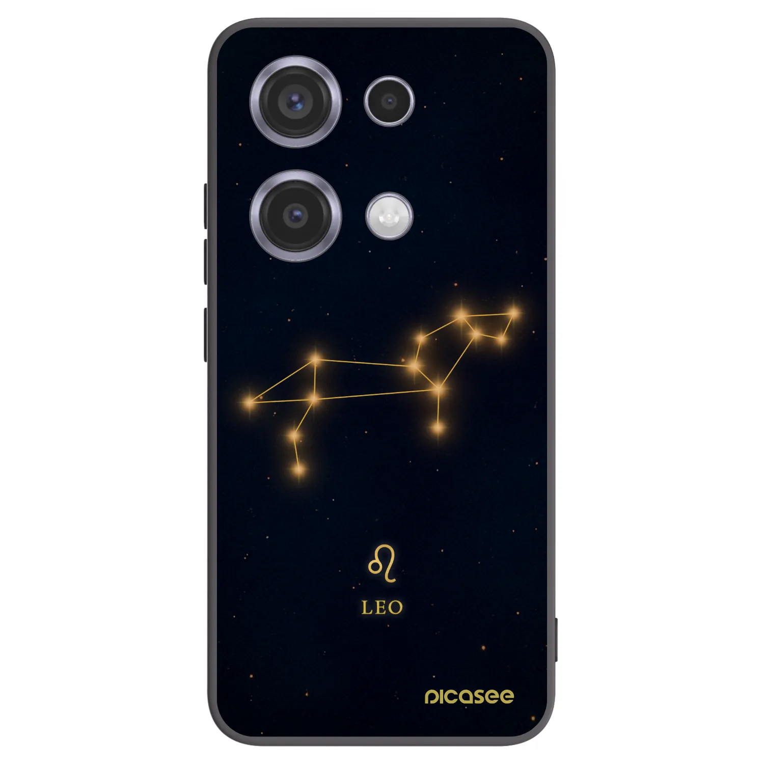Picasee silikonski črni ovitek za Xiaomi Redmi Note 14S - LEO